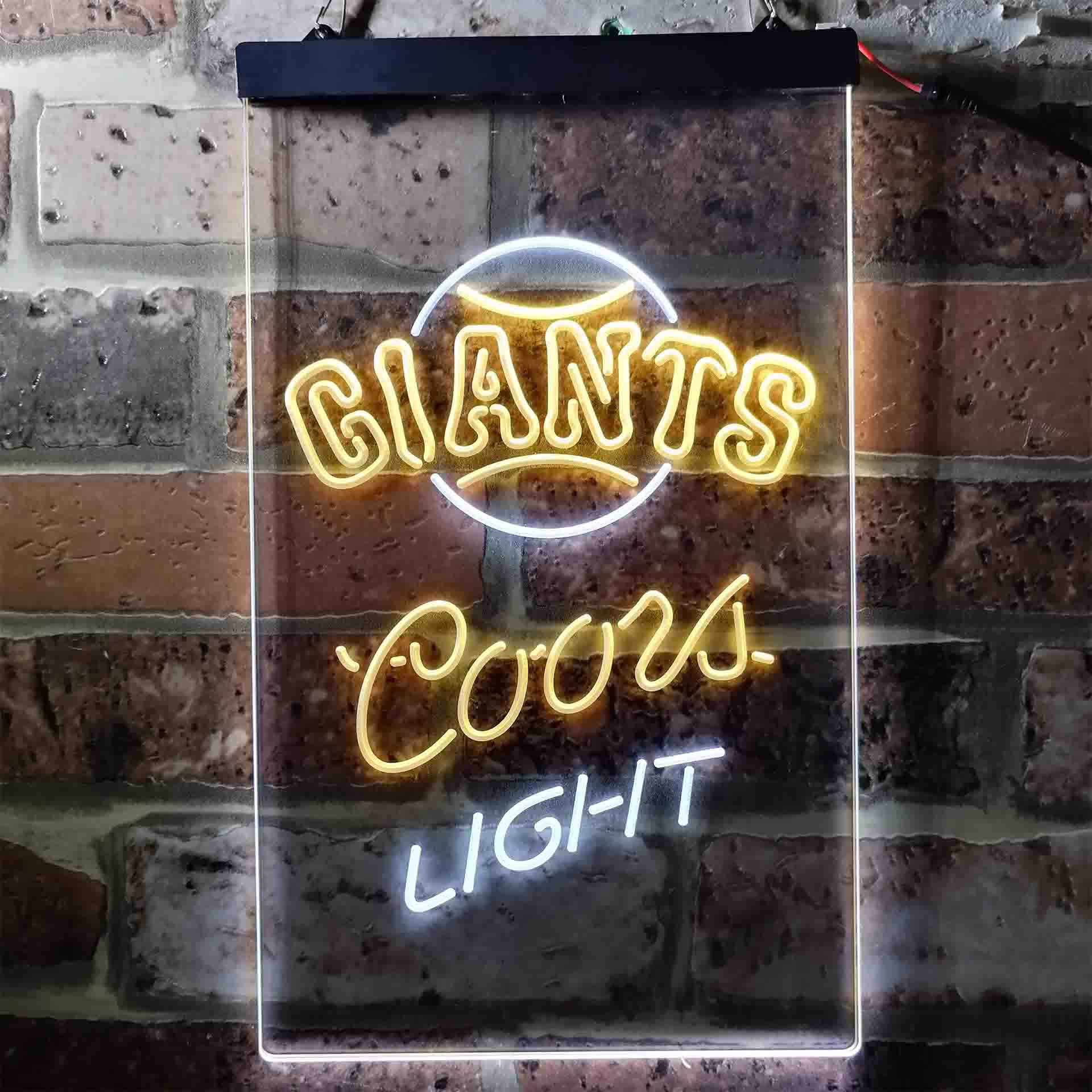 San Francisco Giants Coors Light LED Neon Sign