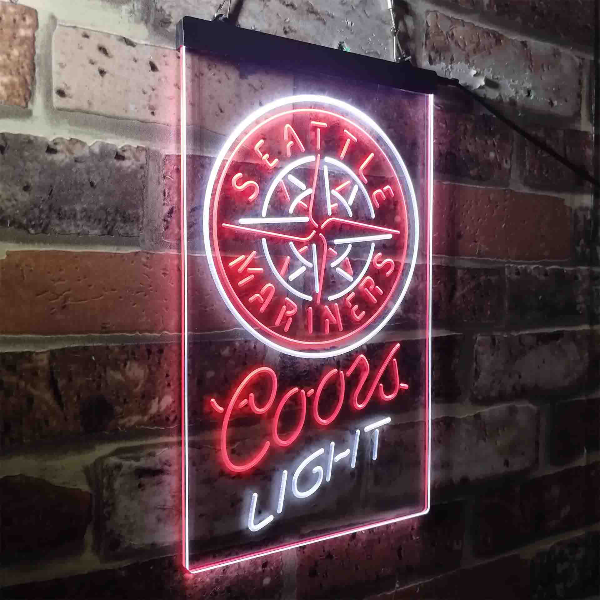 Seattle Mariners Coors Light LED Neon Sign