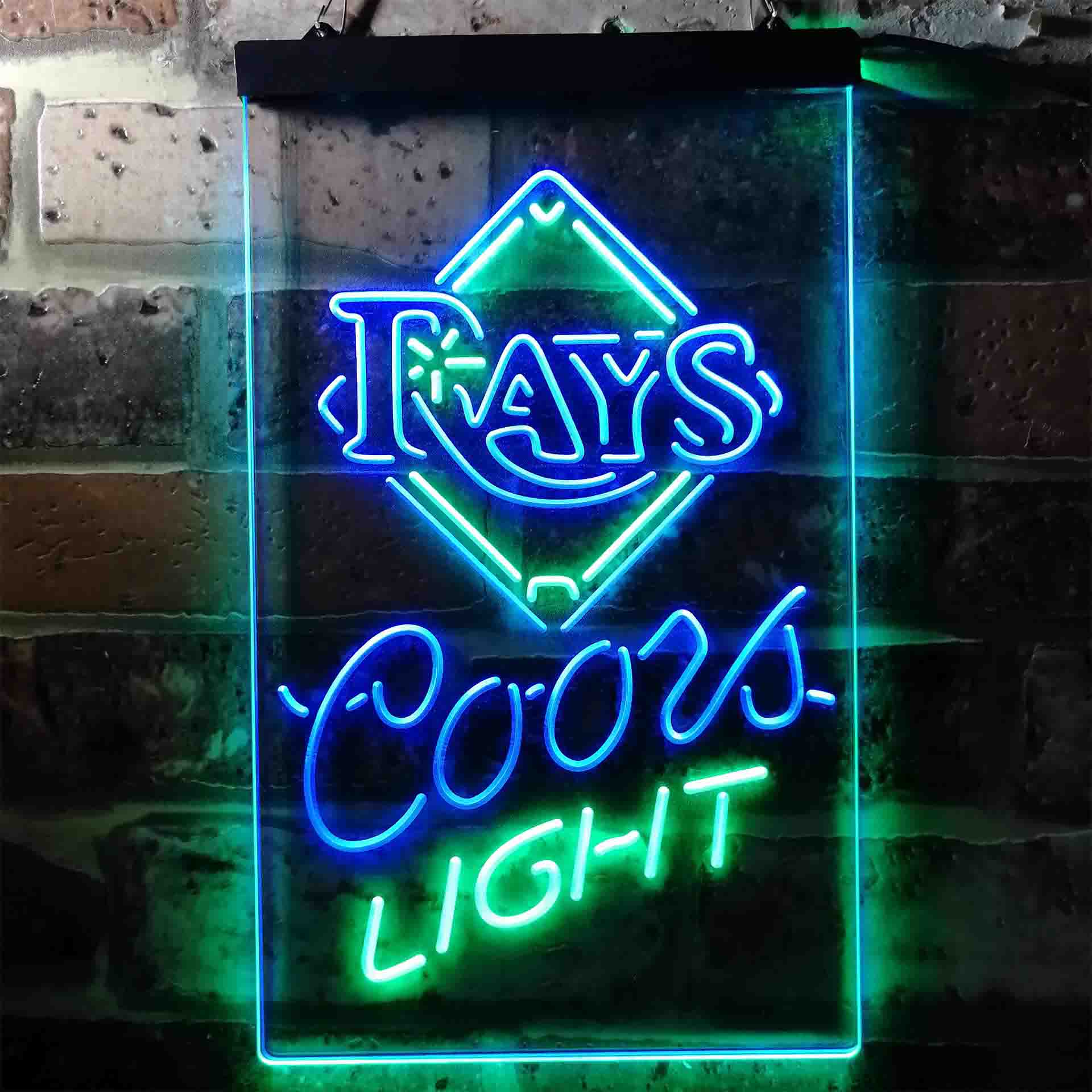 Tampa Bay Rays Coors Light LED Neon Sign