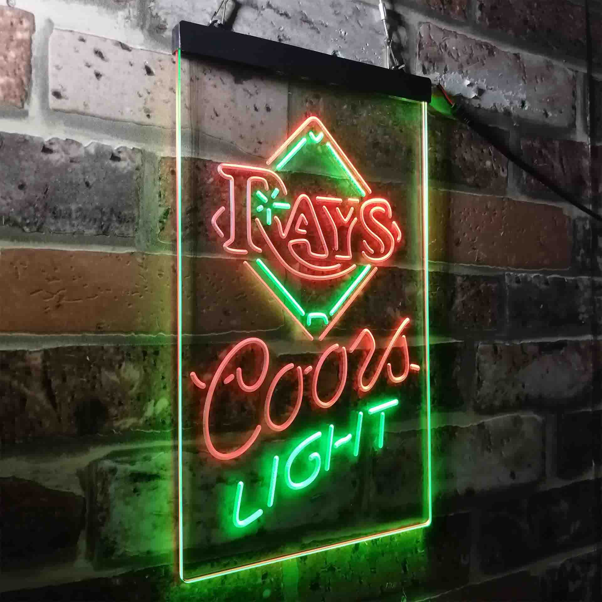 Tampa Bay Rays Coors Light LED Neon Sign