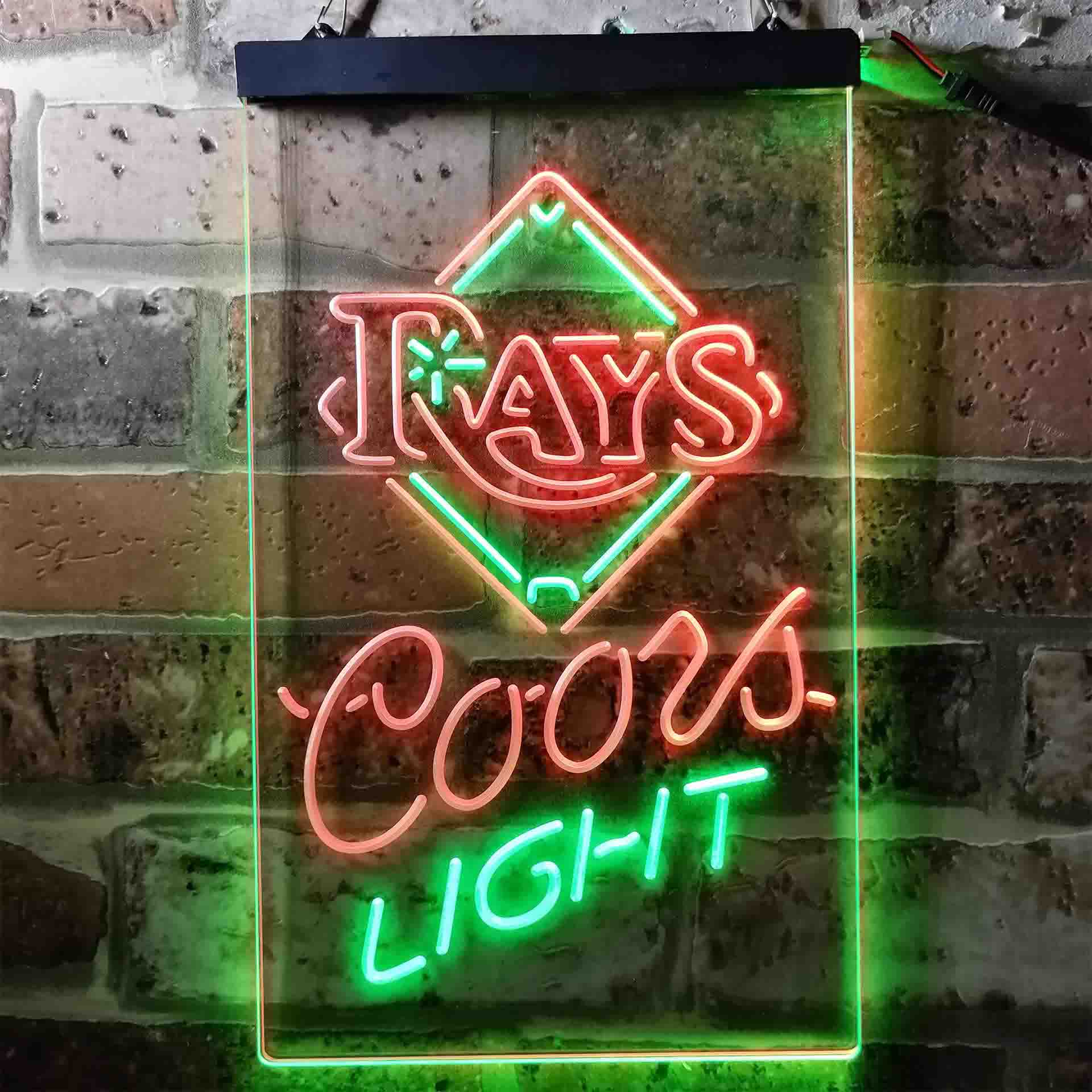 Tampa Bay Rays Coors Light LED Neon Sign