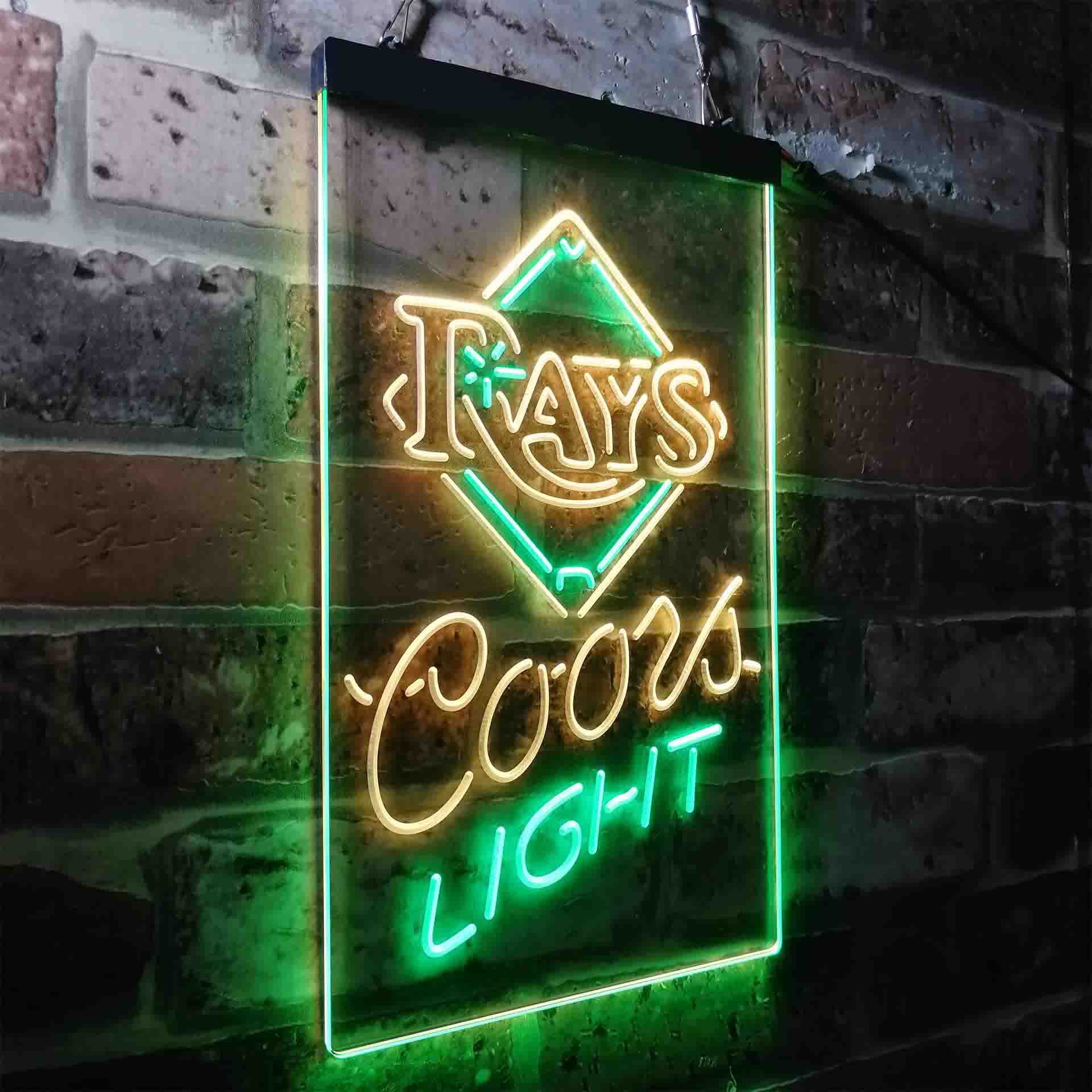 Tampa Bay Rays Coors Light LED Neon Sign