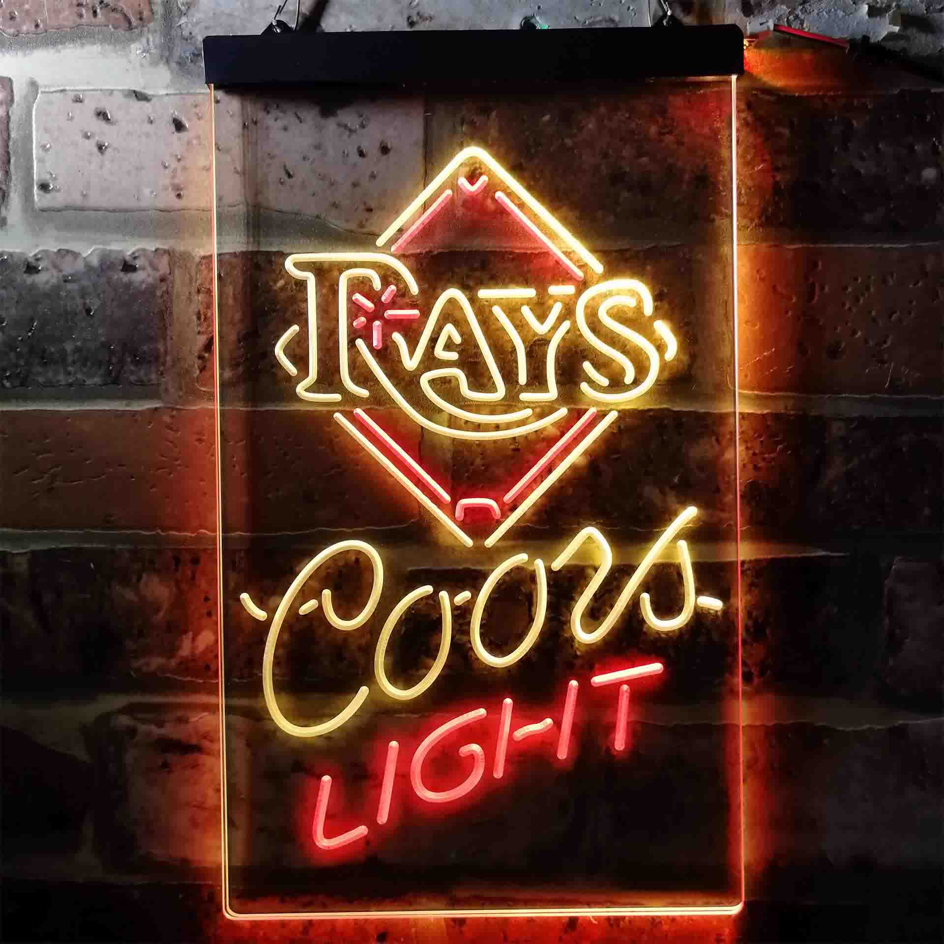 Tampa Bay Rays Coors Light LED Neon Sign