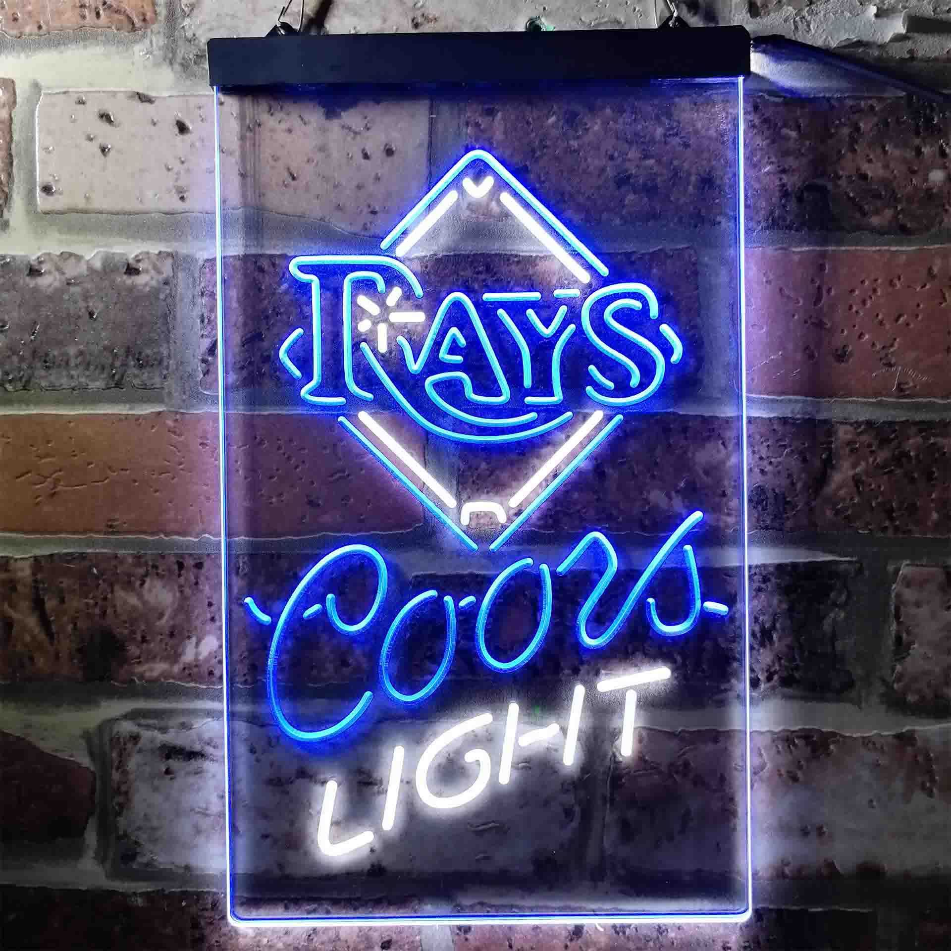 Tampa Bay Rays Coors Light LED Neon Sign