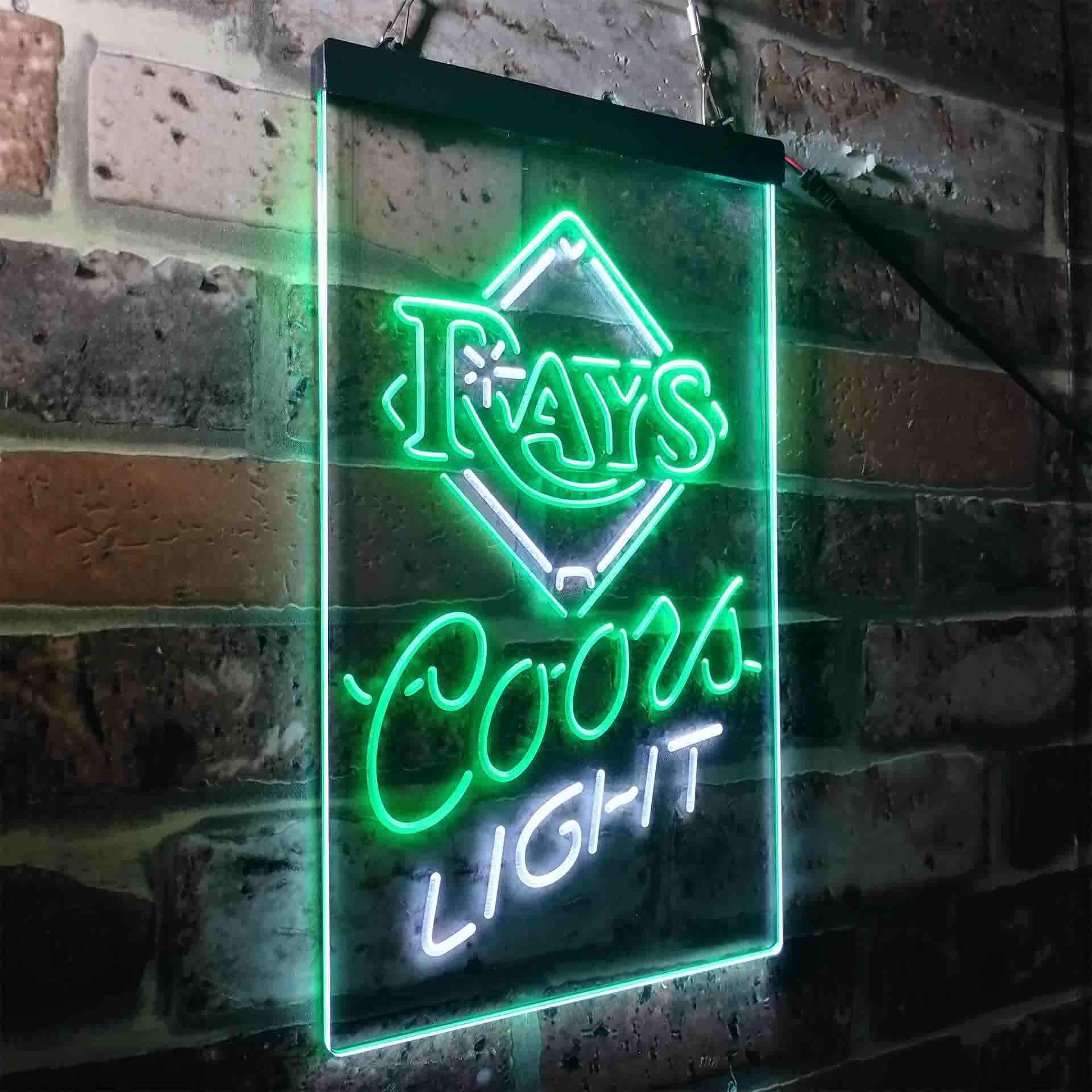 Tampa Bay Rays Coors Light LED Neon Sign