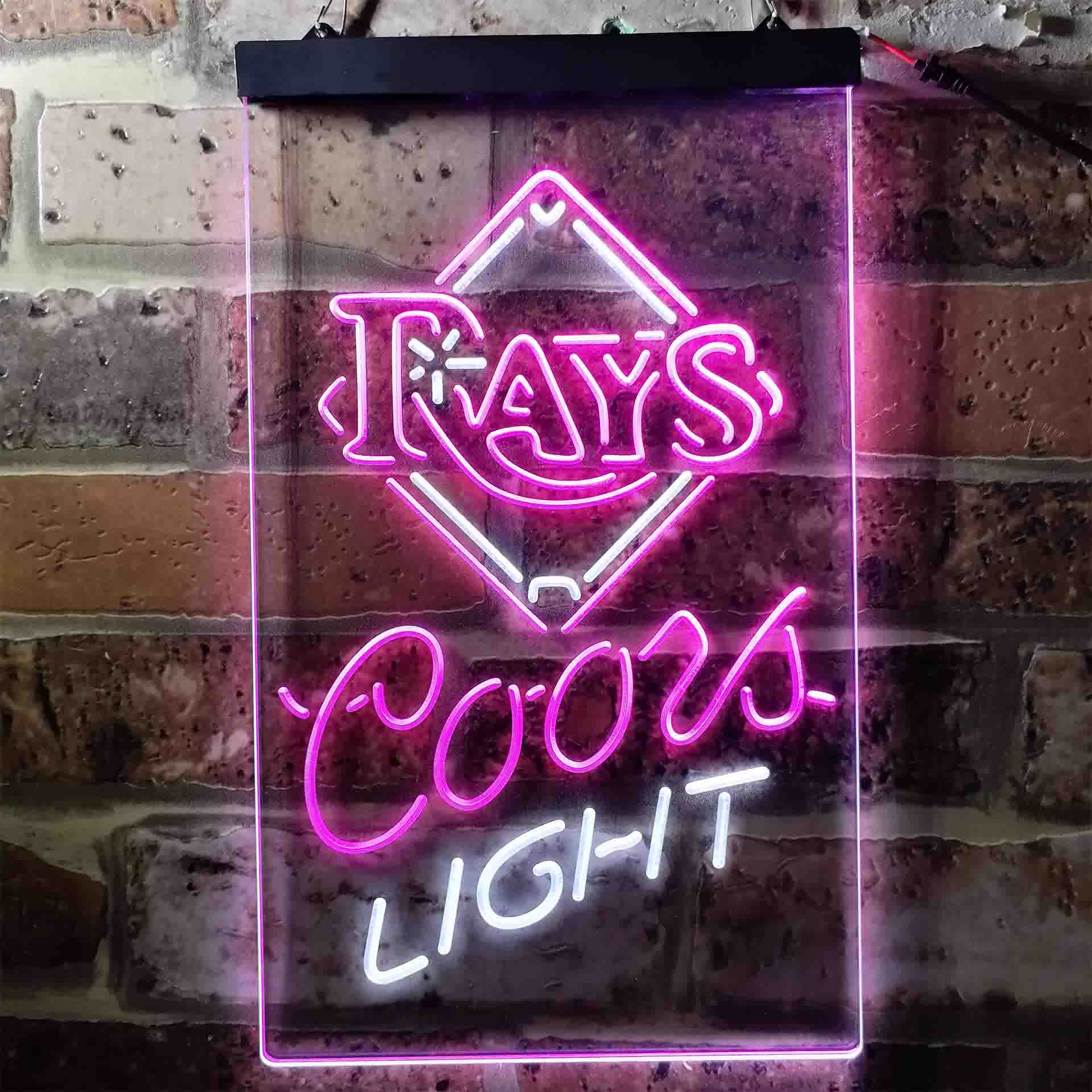 Tampa Bay Rays Coors Light LED Neon Sign