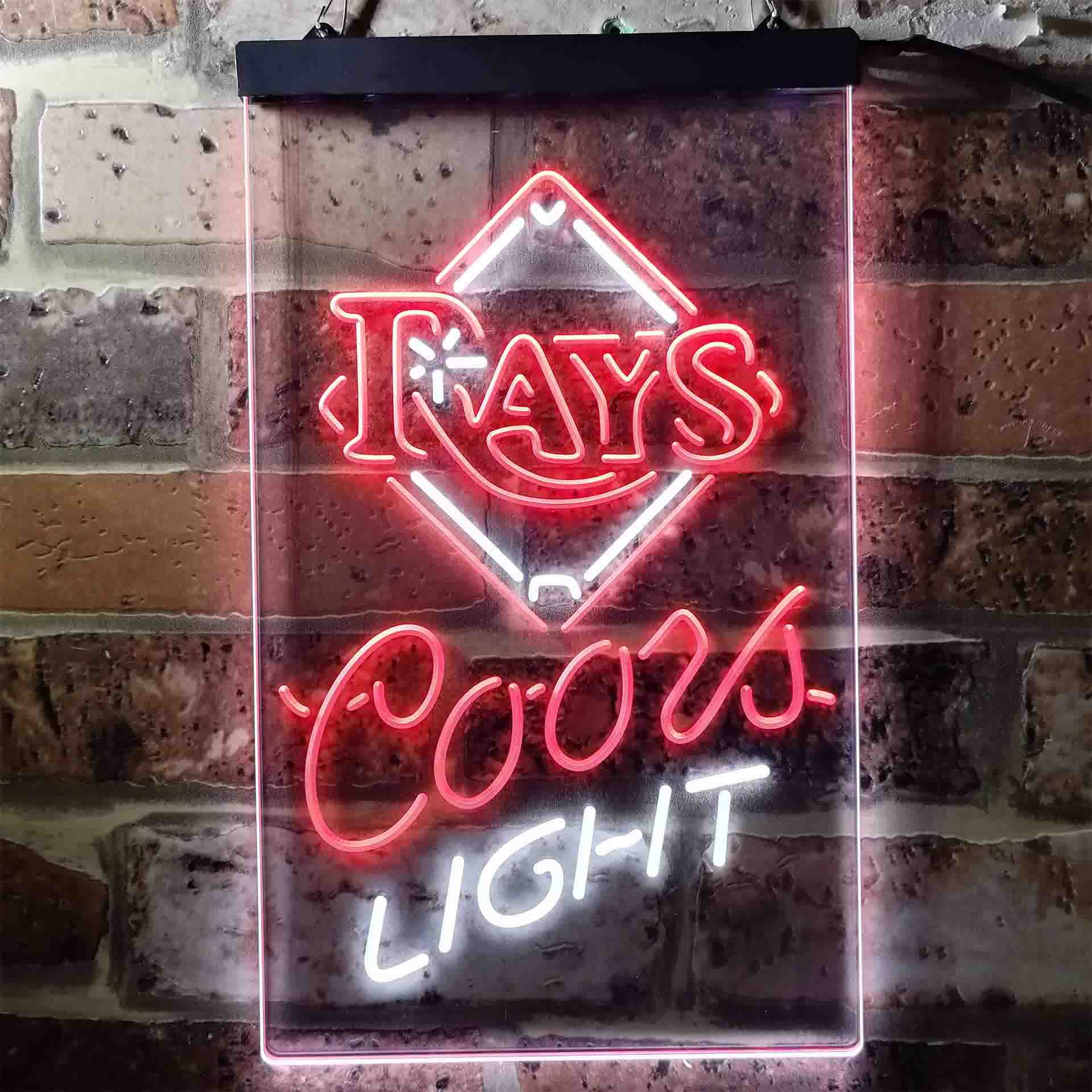 Tampa Bay Rays Coors Light LED Neon Sign