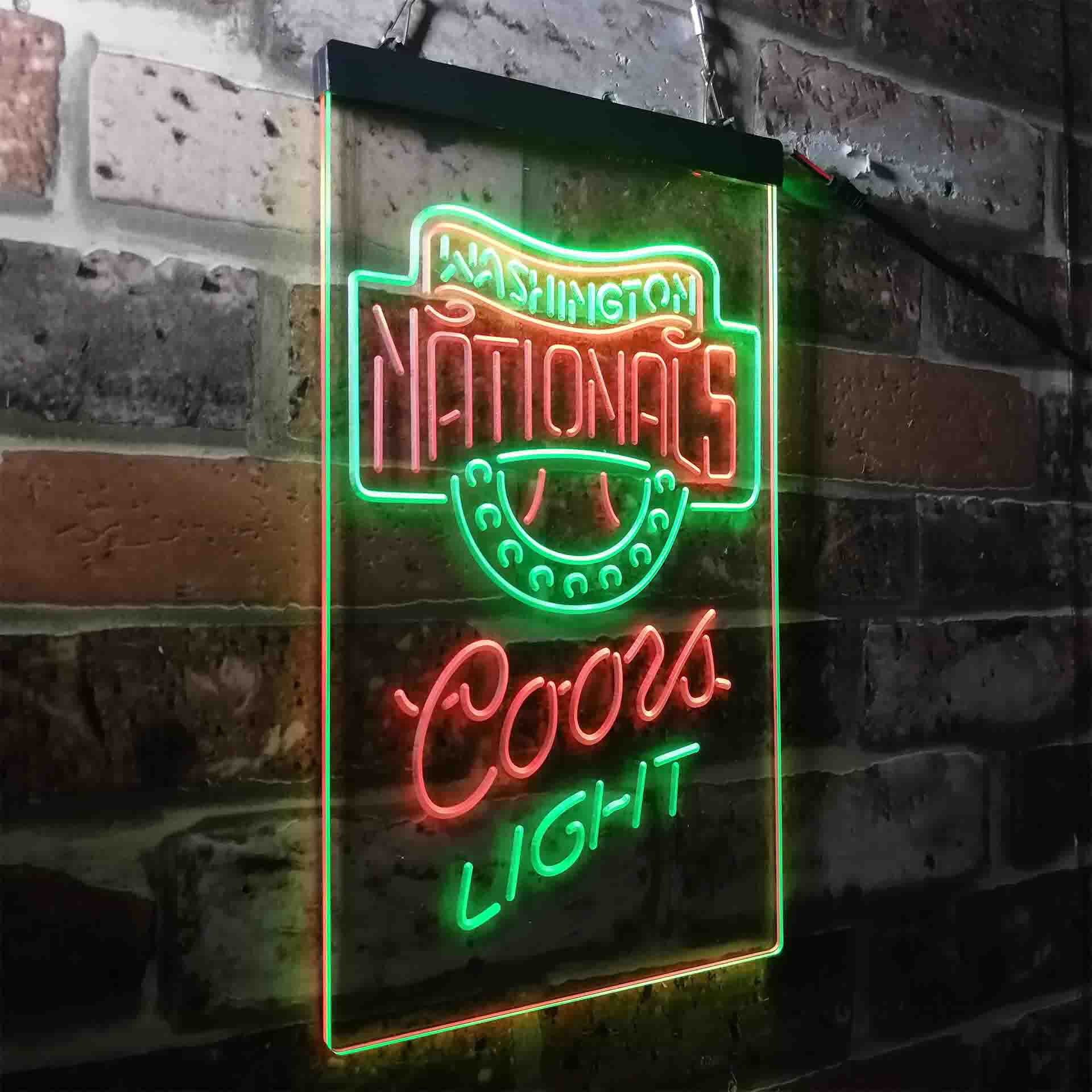 Washington Nationals LED Neon Sign