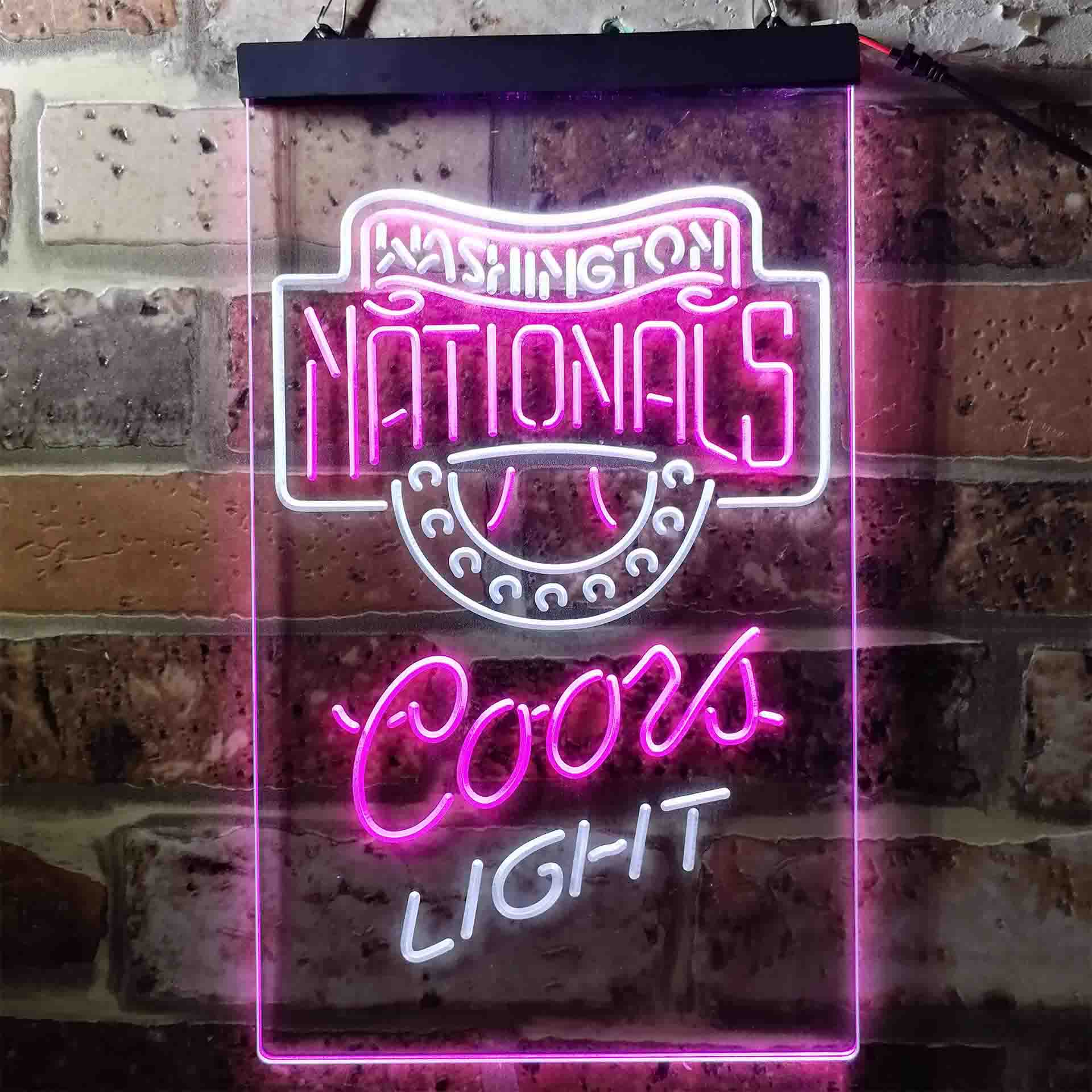 Washington Nationals LED Neon Sign