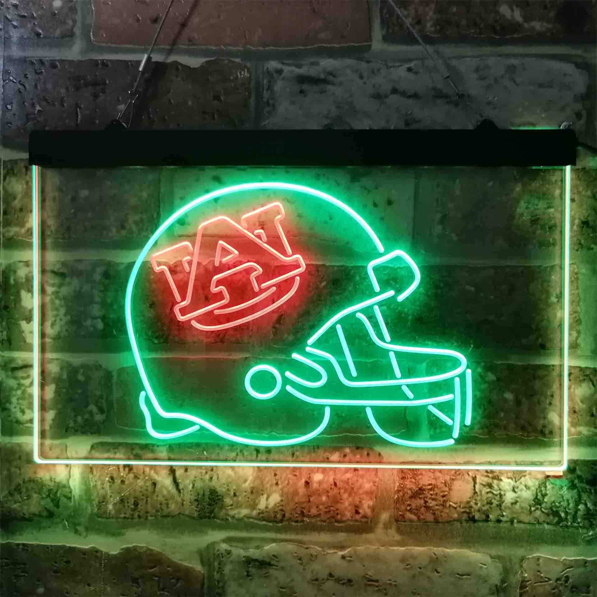 Football Helmet AT Sport LED Neon Sign