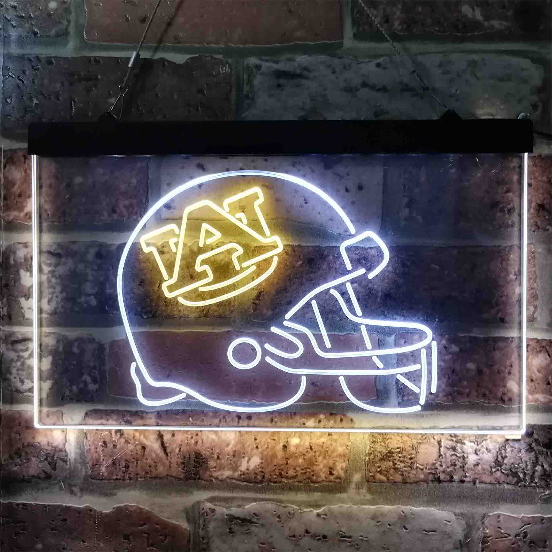 Football Helmet AT Sport LED Neon Sign