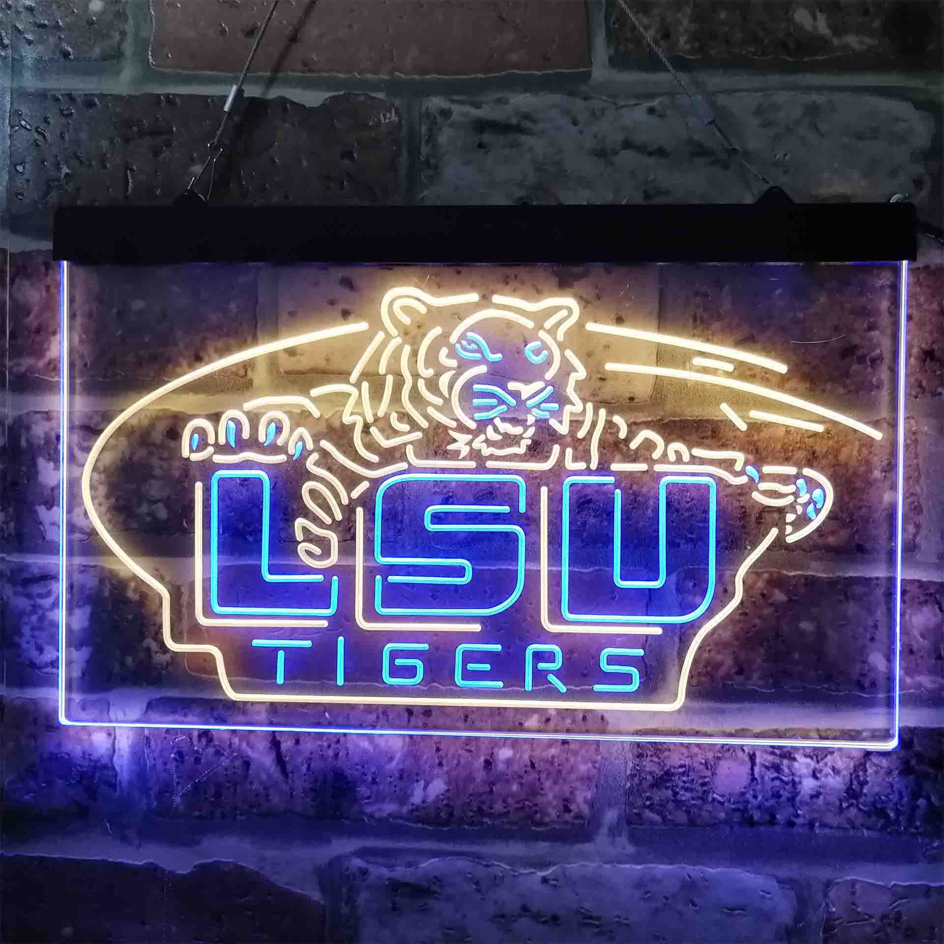 Tiger Football Club Louisiana LED Neon Sign