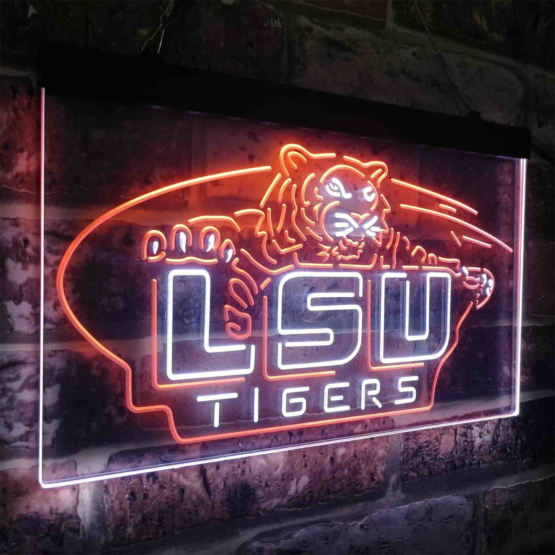 Tiger Sport Team Football Club Louisiana LED Neon Sign