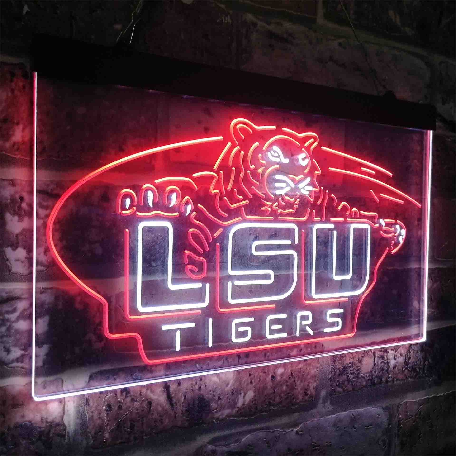 Tiger Football Club Louisiana LED Neon Sign