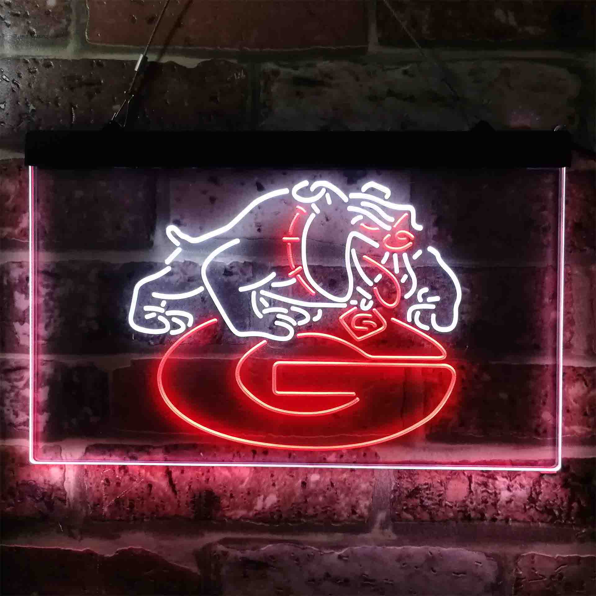 Georgias Sport Team Football Club League Bulldogs LED Neon Sign
