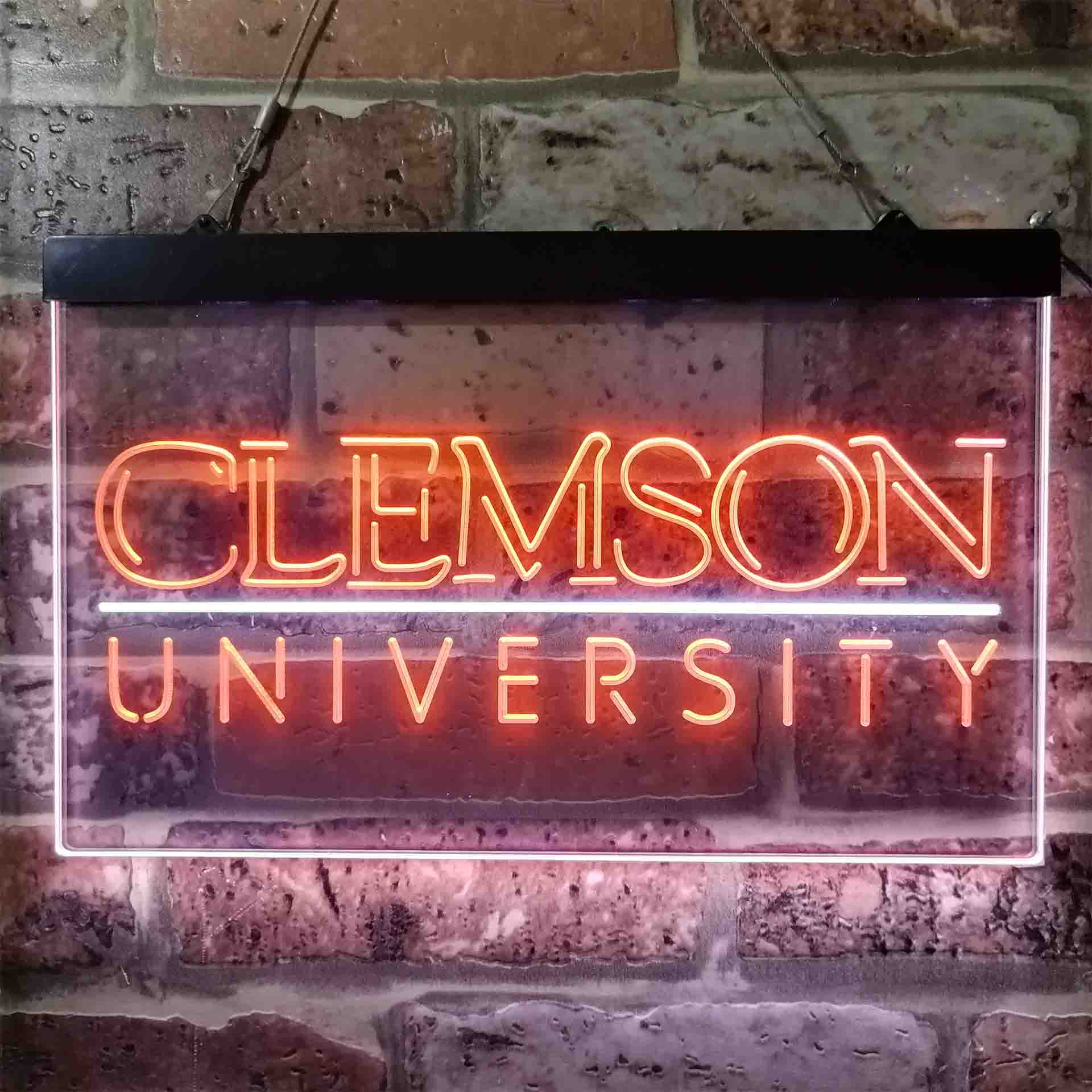 Clemson University NCAA College LED Neon Sign