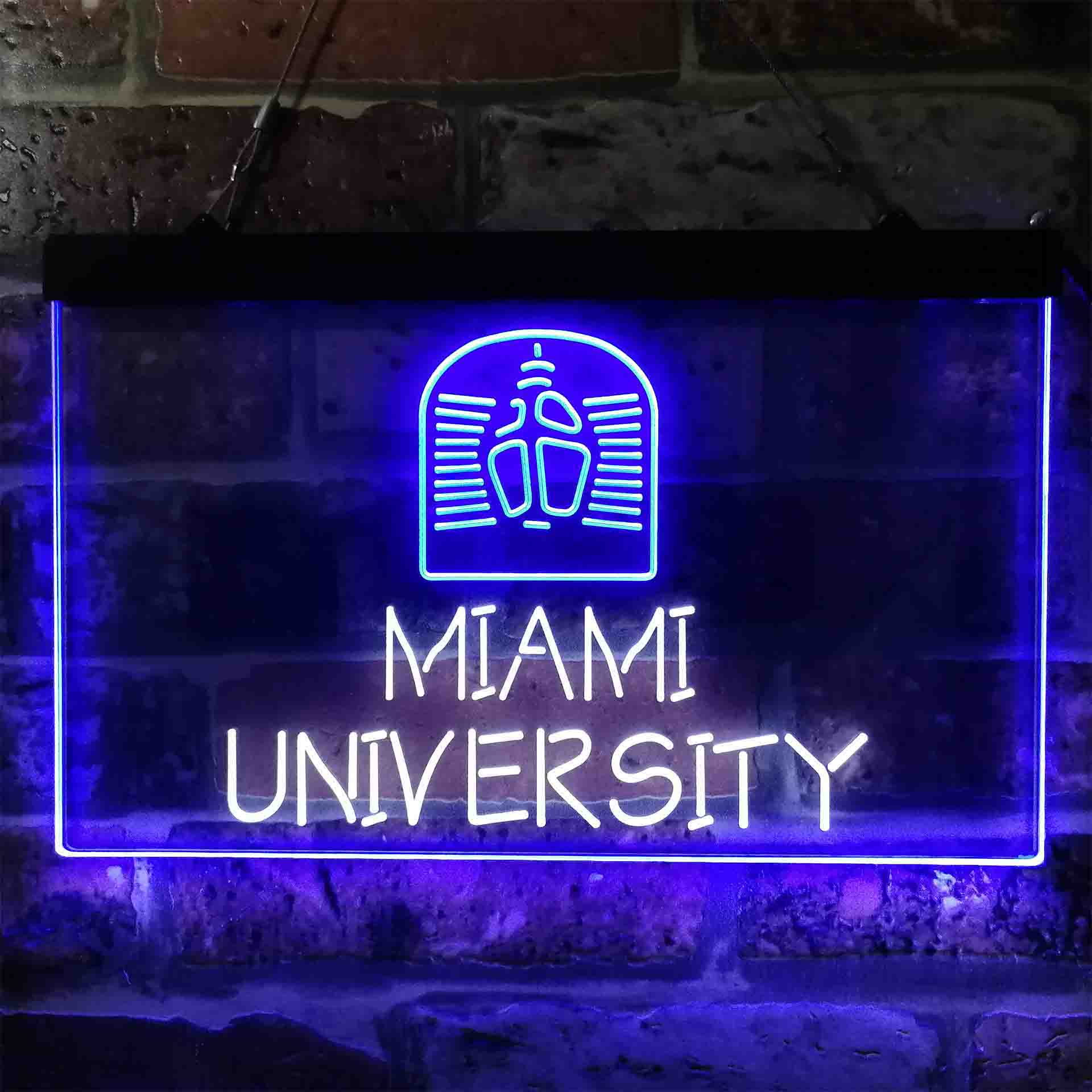 Miami University NCAA College LED Neon Sign