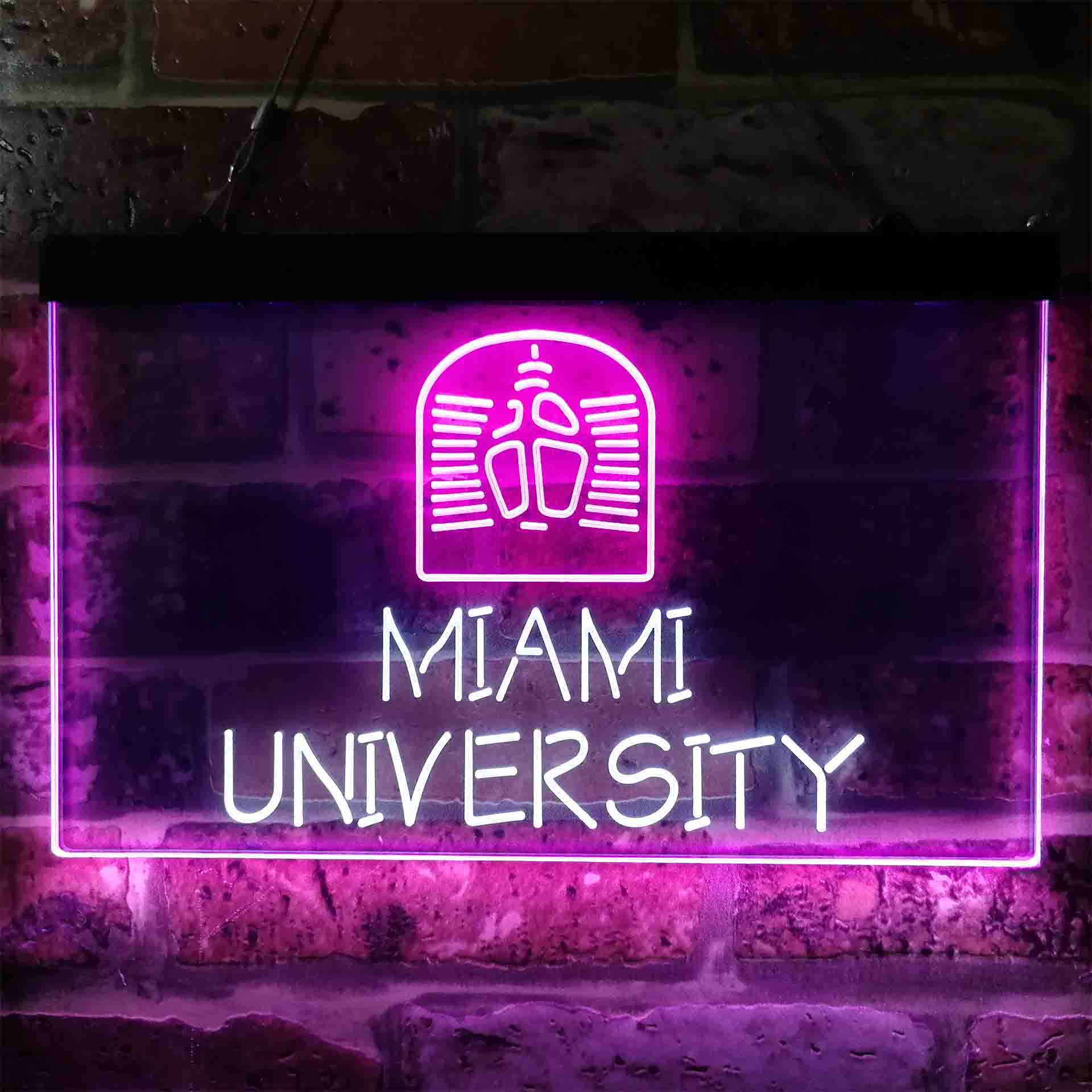 Miami University NCAA College LED Neon Sign
