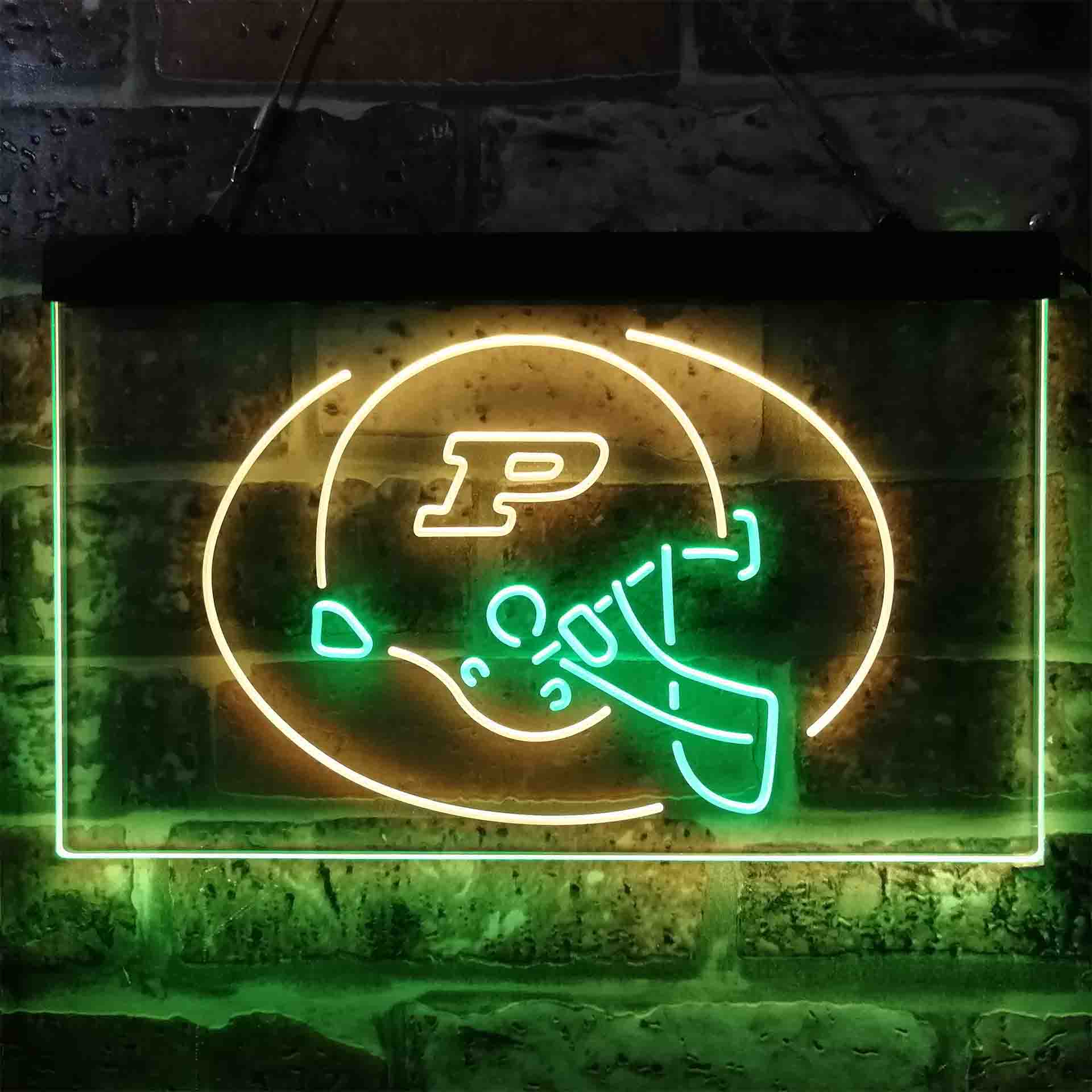 Helmet University Sport Team PU LED Neon Sign