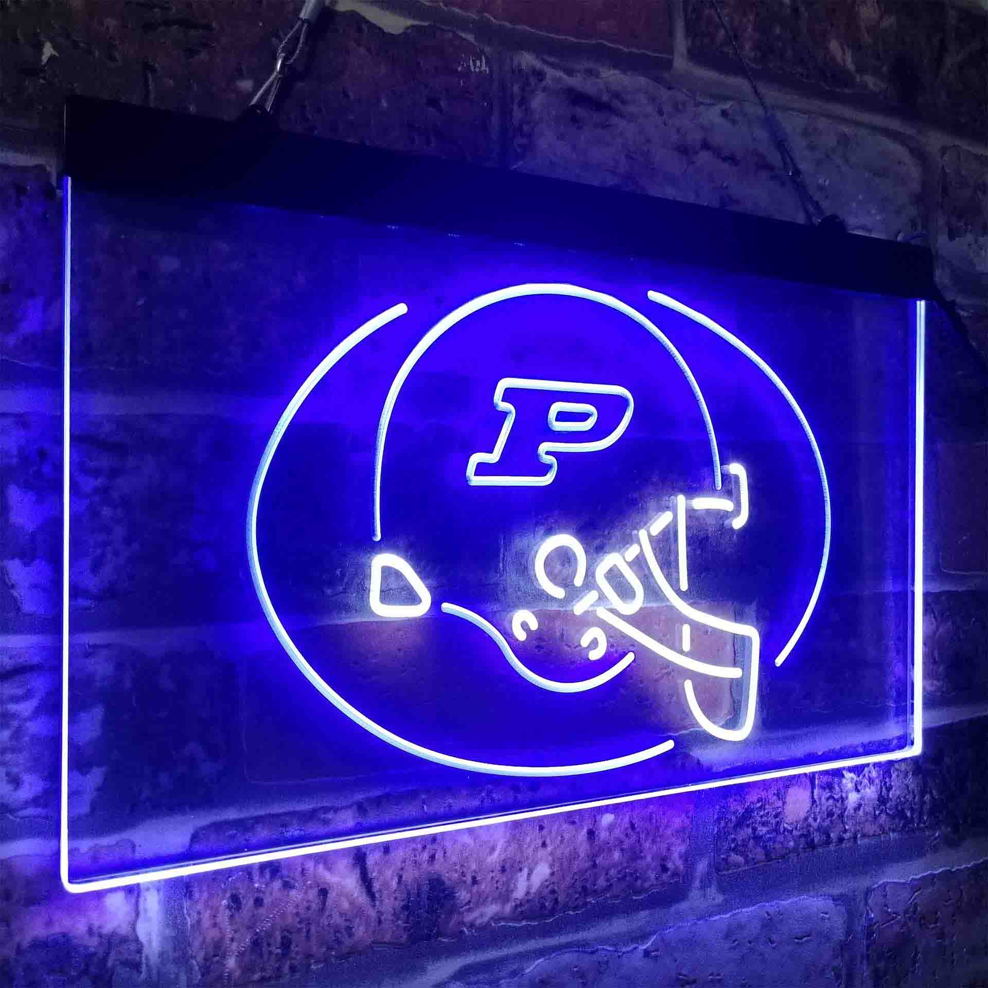Helmet University Sport Team PU LED Neon Sign