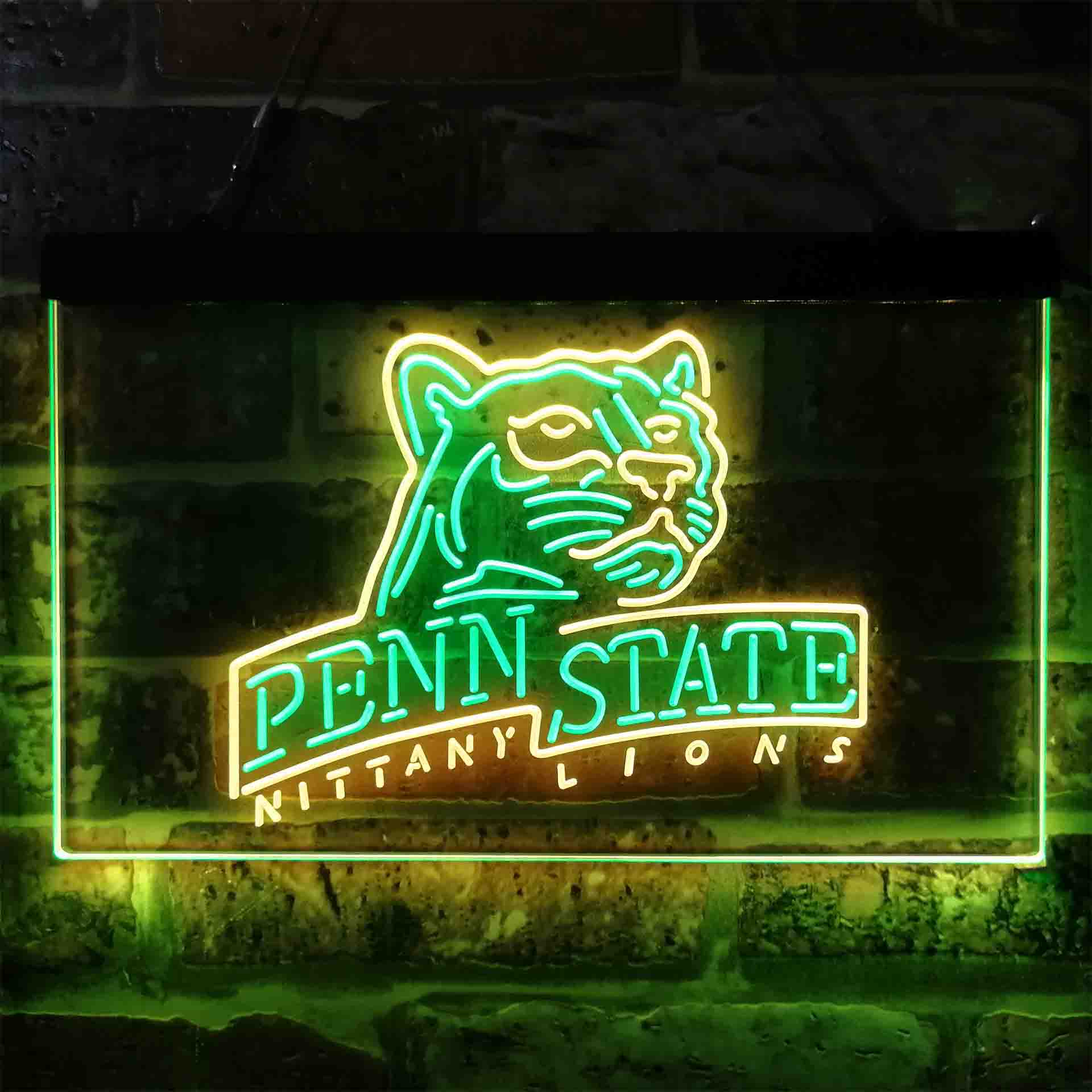 Penn State League Club Nittanys Mighty Liones LED Neon Sign
