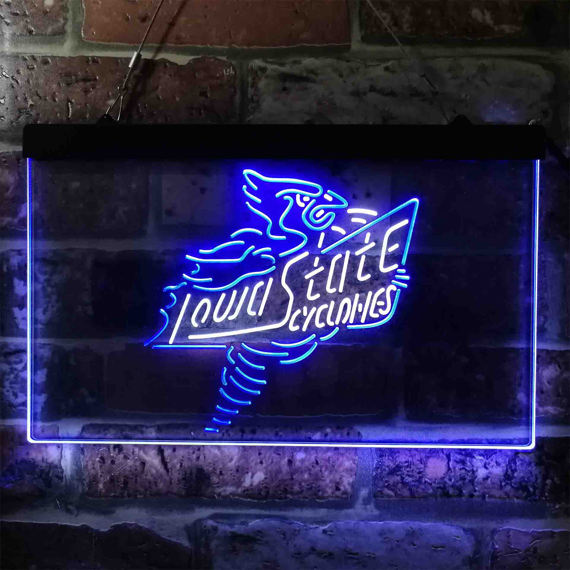 Lowa State Sport Team Univ. League Club Cycloness Souvenir LED Neon Sign