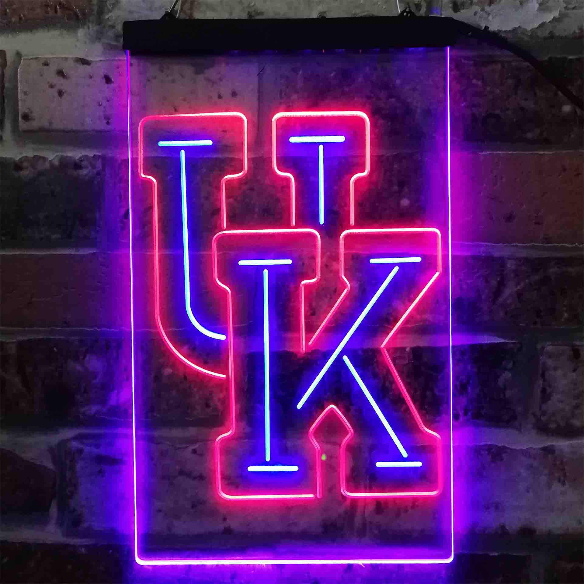 College Led Sign University of Kentucky Wildcats NCAA College Neon Light Up Sign ...