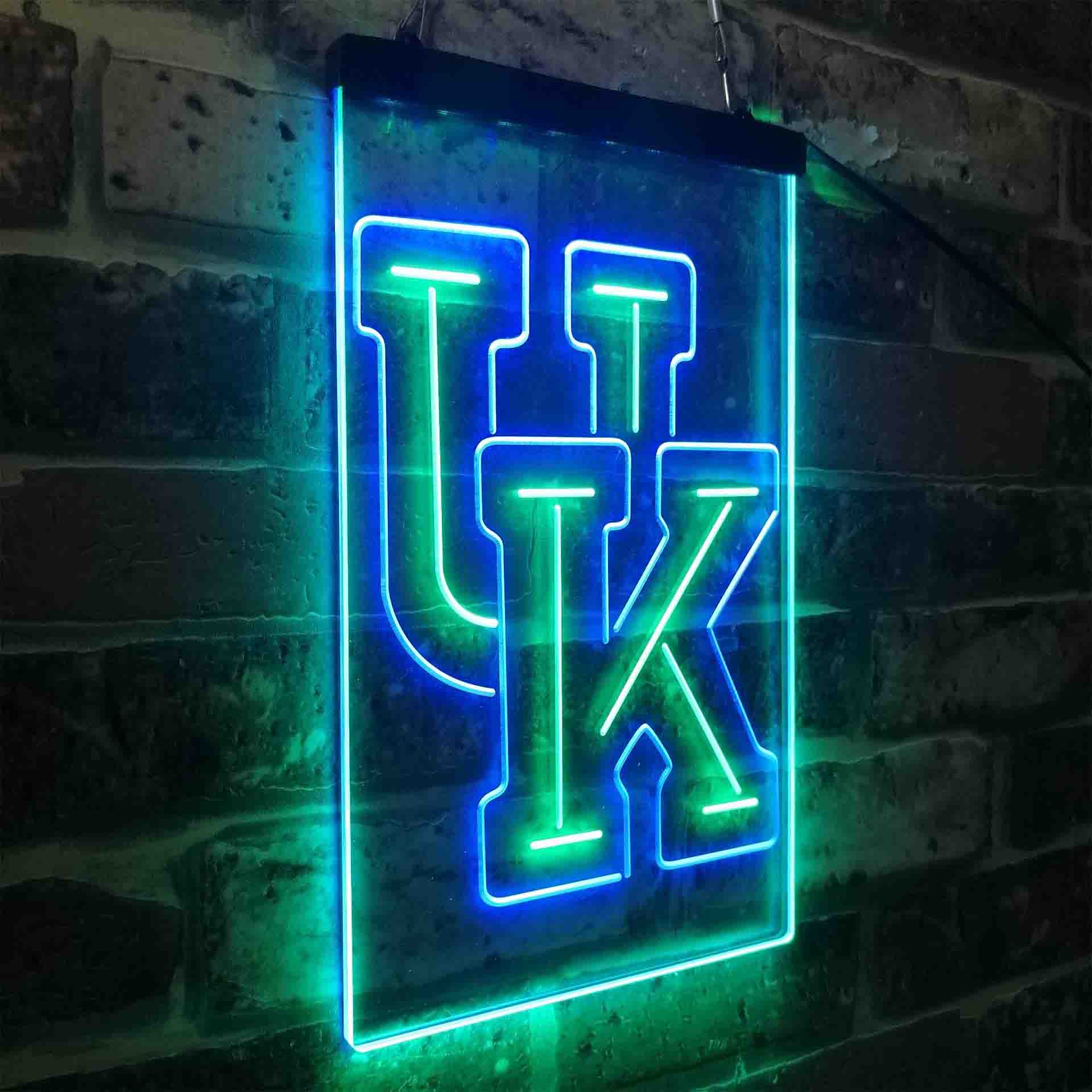 College Led Sign University of Kentucky Wildcats NCAA College Neon Light Up Sign ...