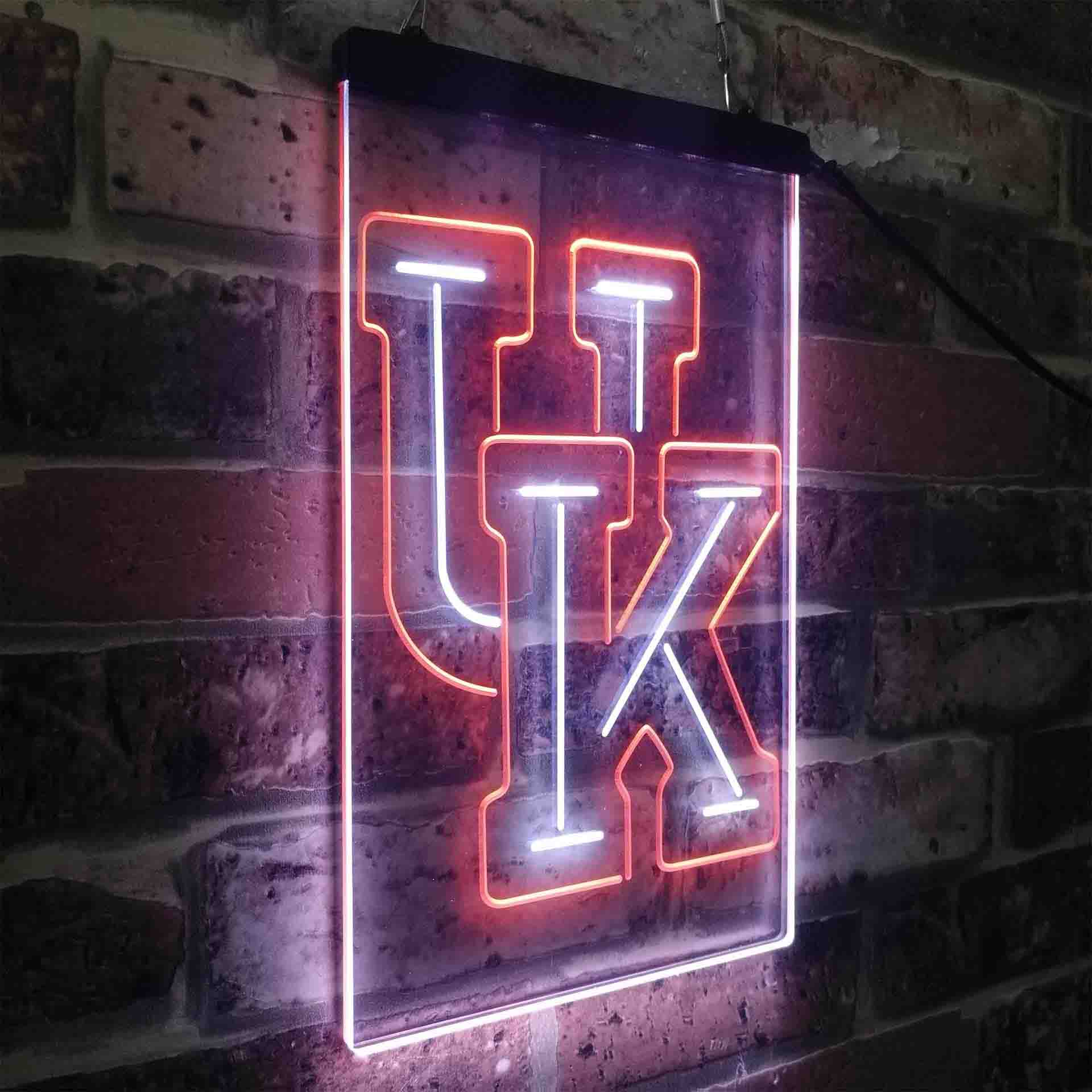 College Led Sign University of Kentucky Wildcats NCAA College Neon Light Up Sign ...