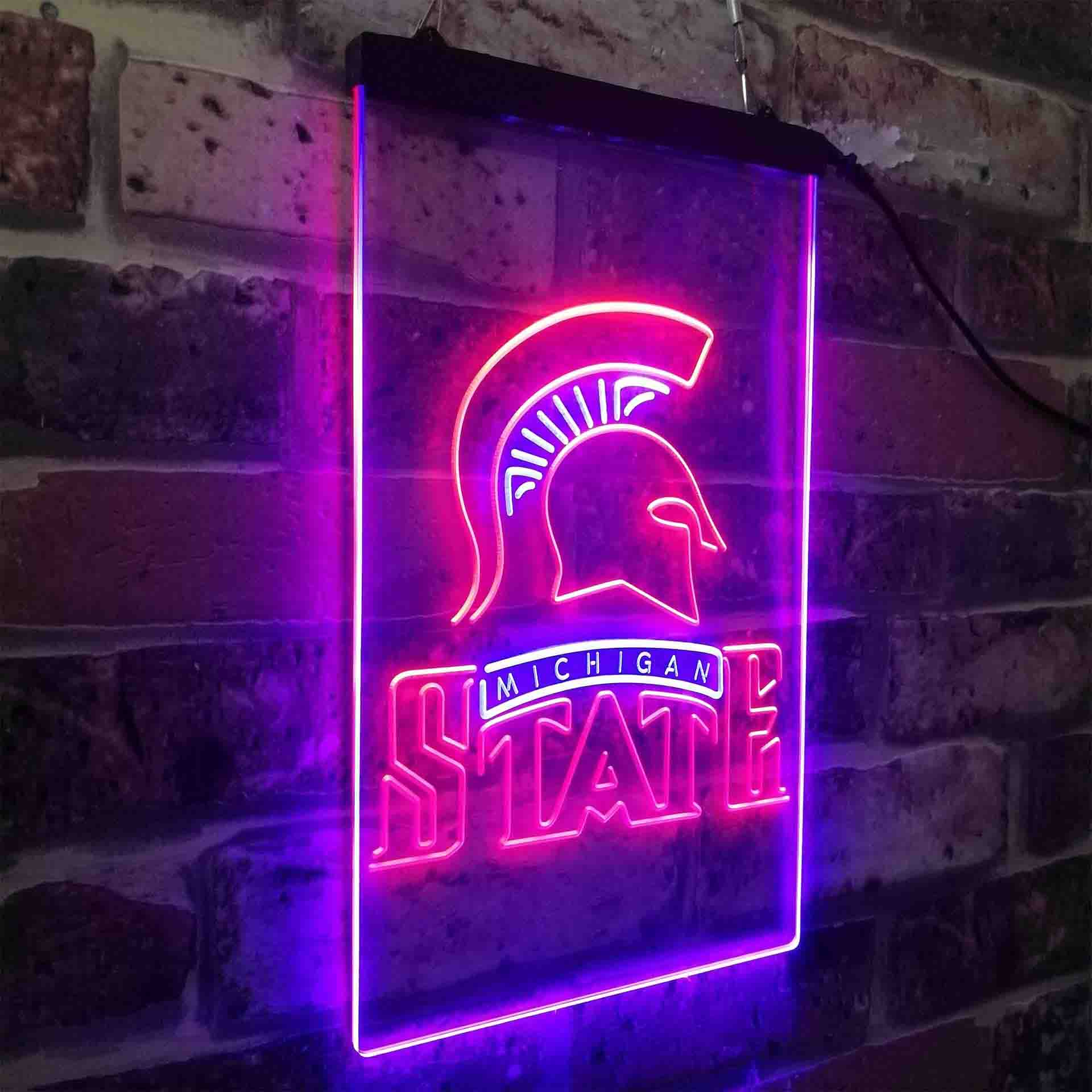 Michigan State Spartans NCAA College Football LED Neon Sign