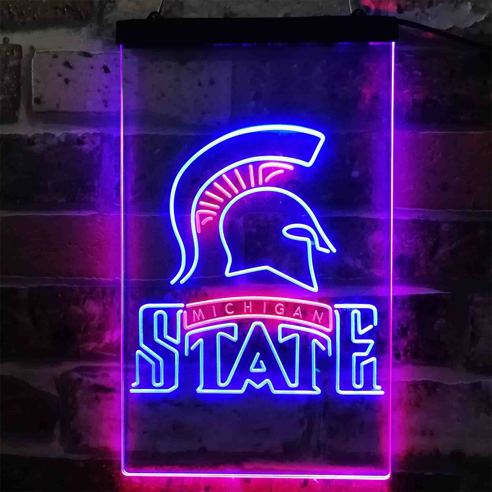 Michigan State Spartans NCAA College Football LED Neon Sign