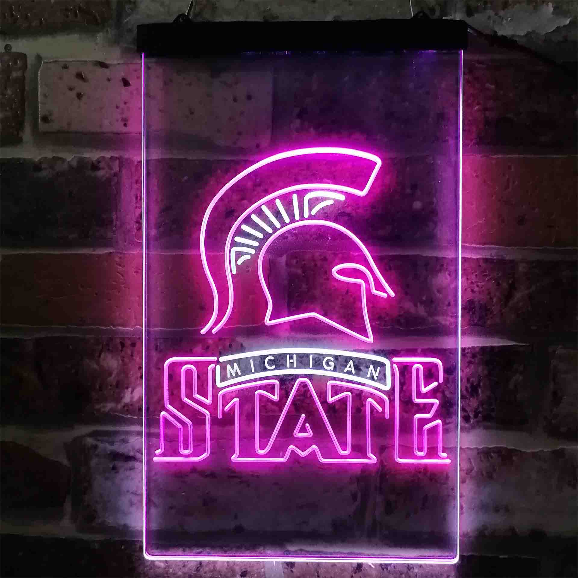 Michigan State Spartans NCAA College Football LED Neon Sign