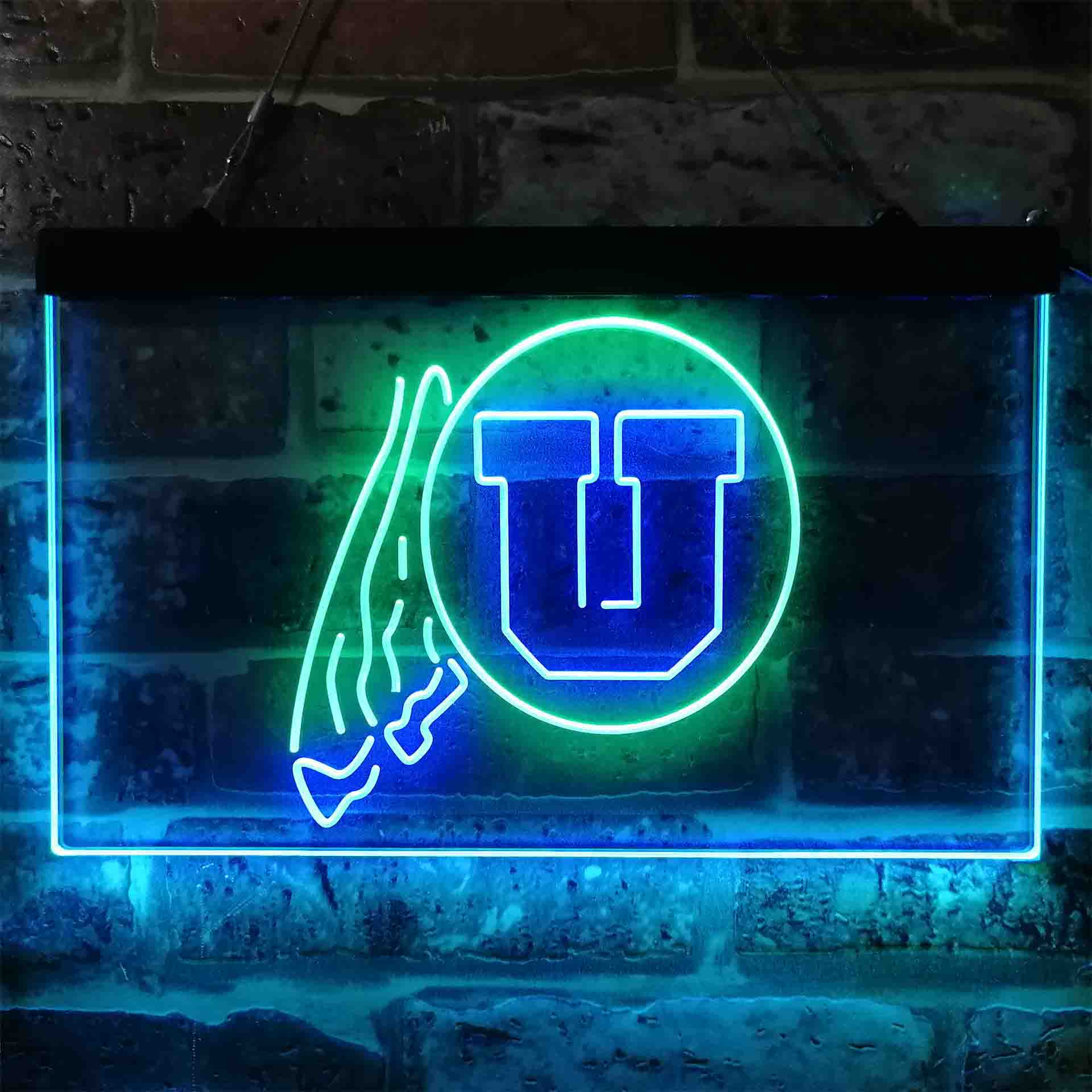 University Football Sport Team UU LED Neon Sign