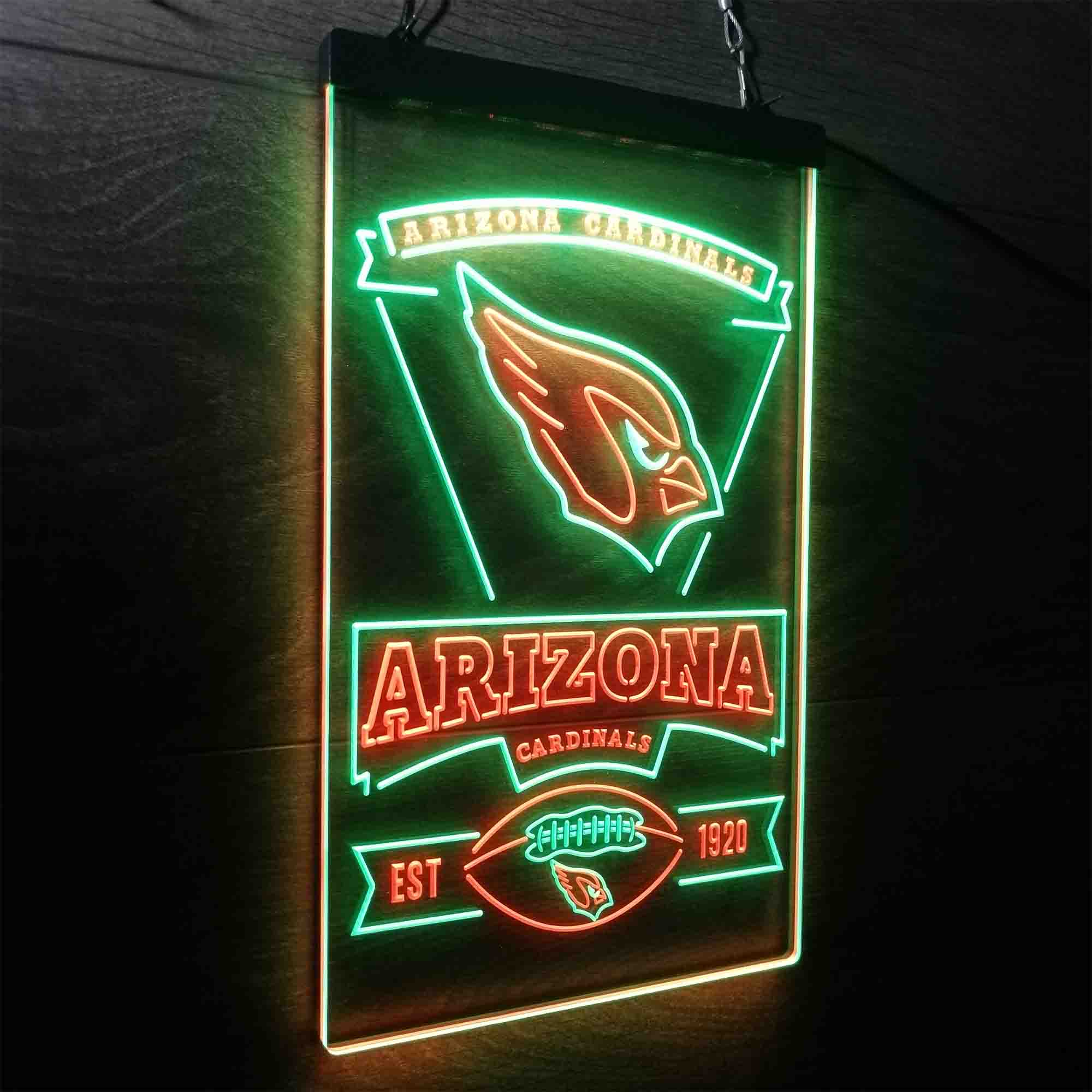 Arizona Cardinals Est. 1920 LED Neon Sign