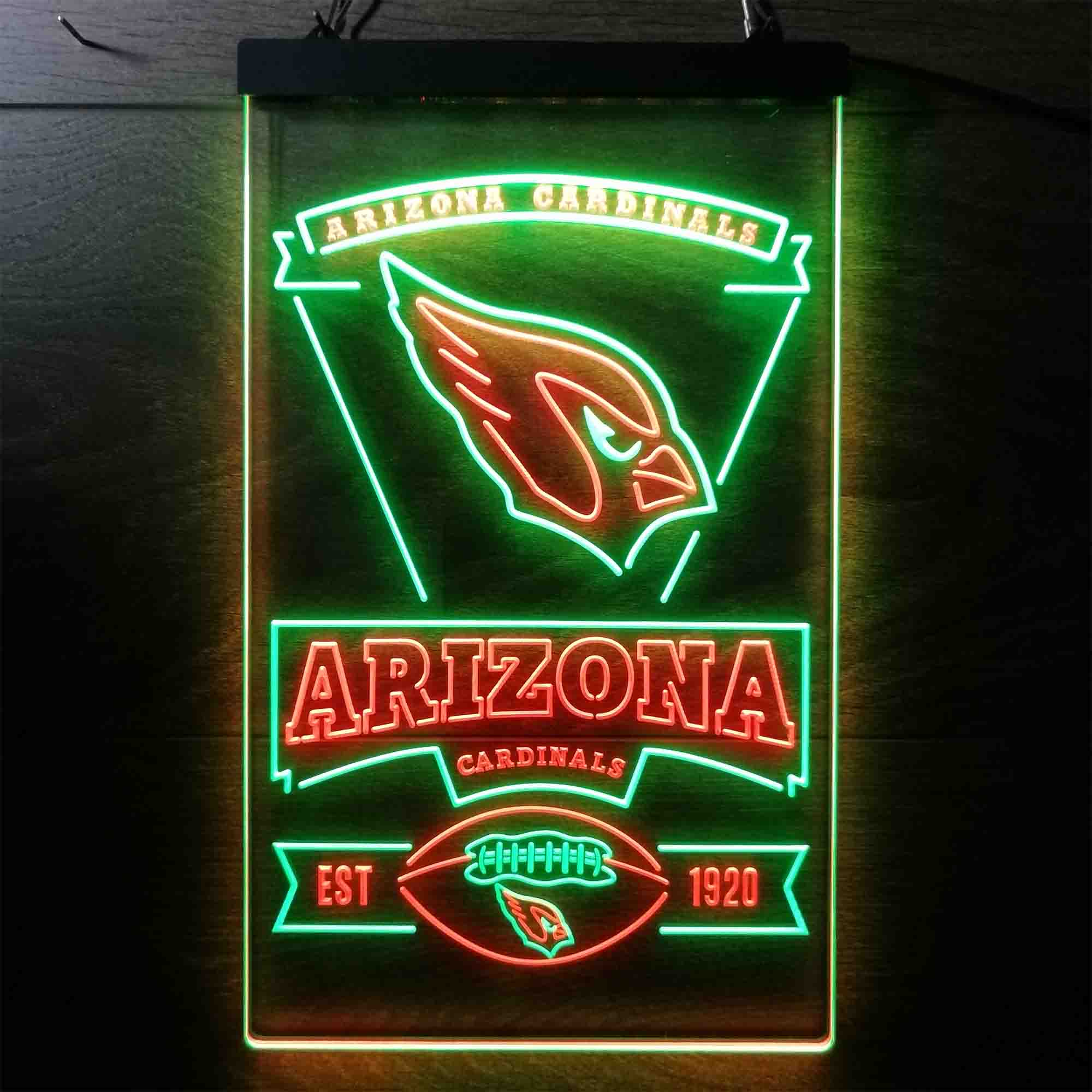 Arizona Cardinals Est. 1920 LED Neon Sign