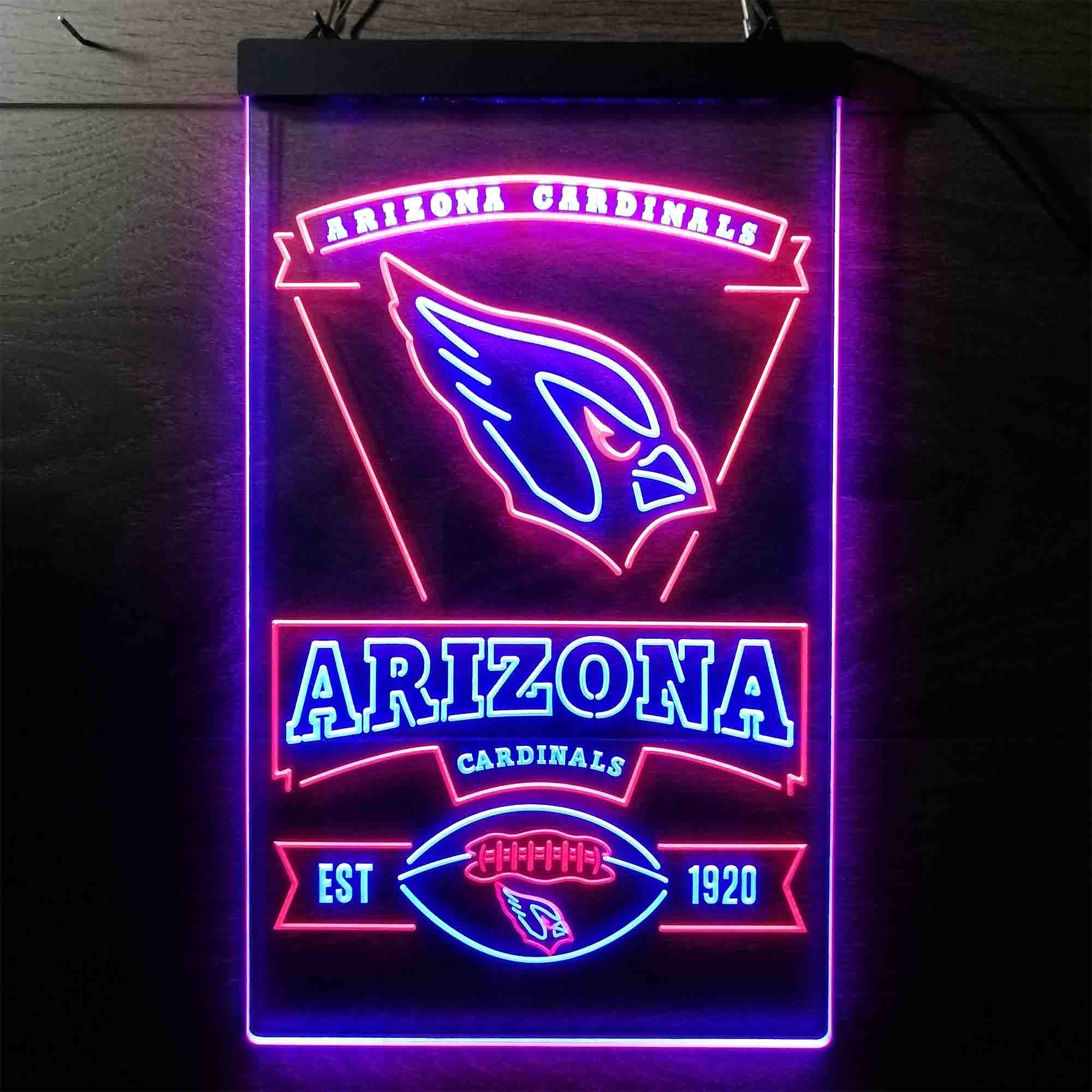 Arizona Cardinals Est. 1920 LED Neon Sign