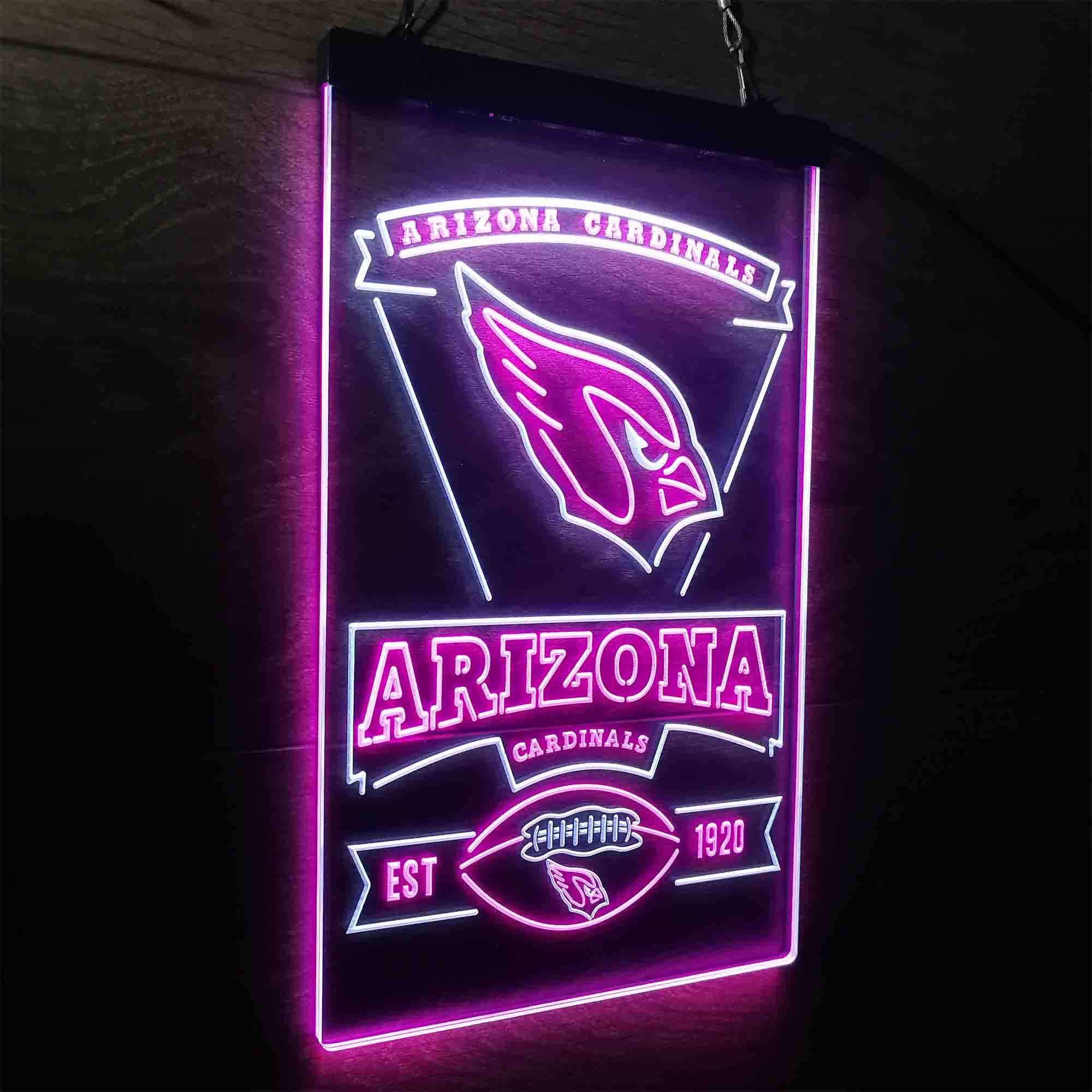 Arizona Cardinals Est. 1920 LED Neon Sign