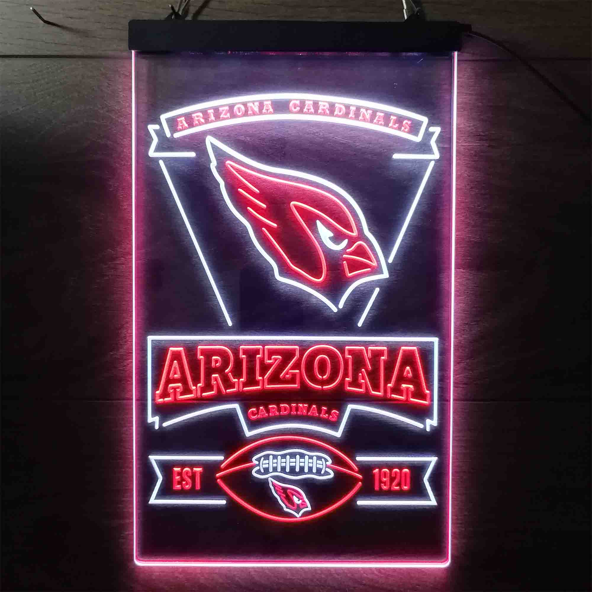 Arizona Cardinals Est. 1920 LED Neon Sign