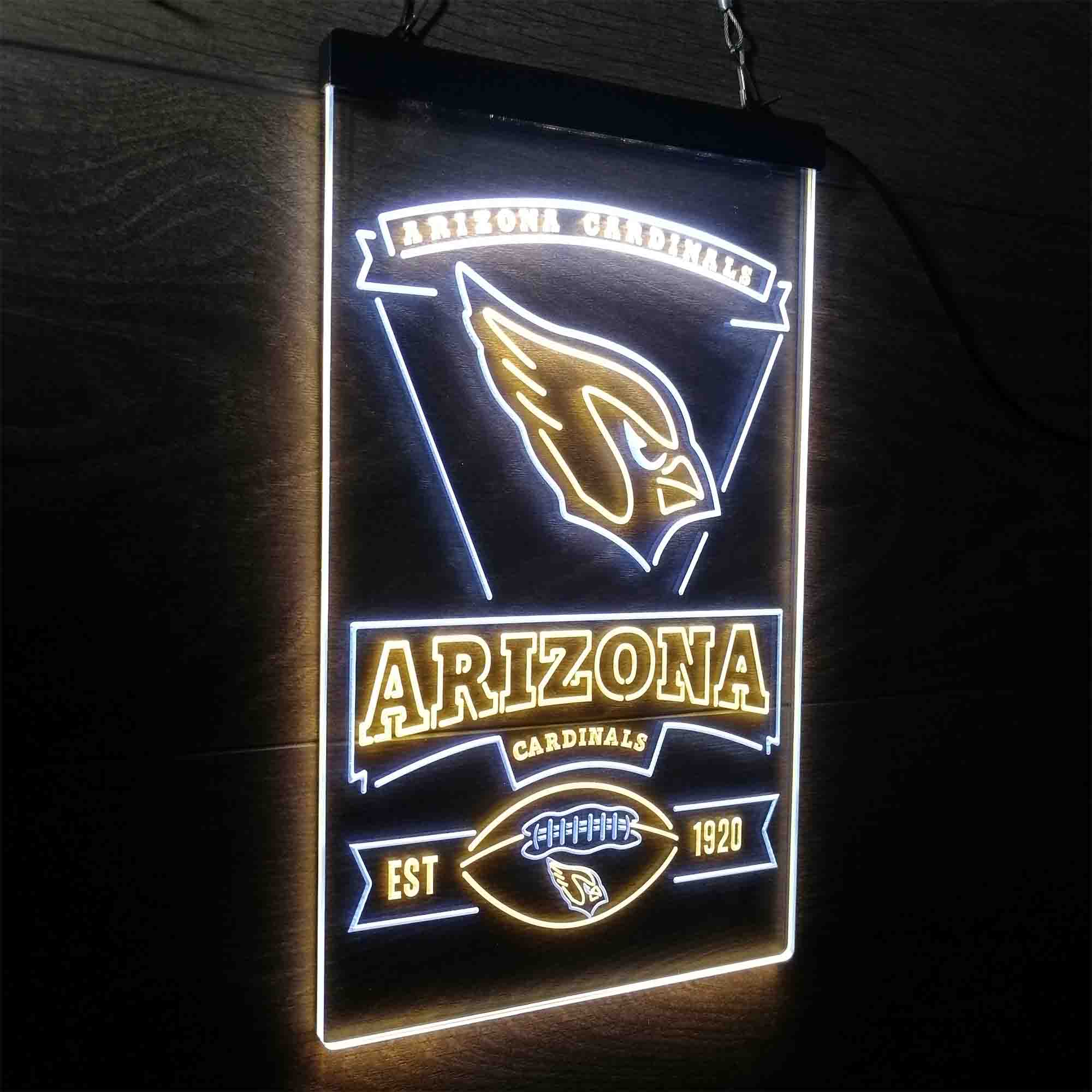 Arizona Cardinals Est. 1920 LED Neon Sign