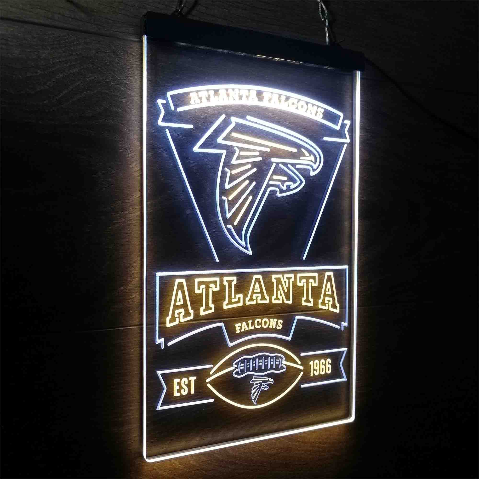 Atlanta Falcons Est. 1966 LED Neon Sign