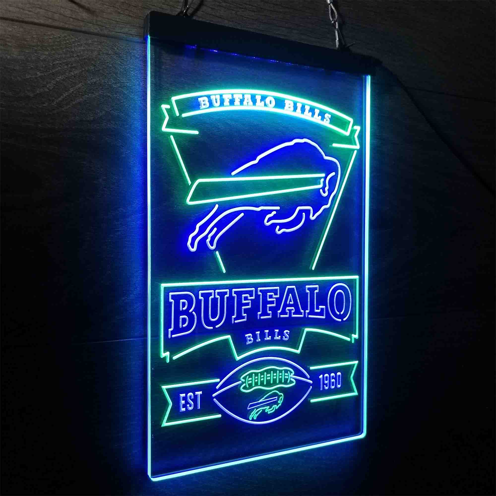 Buffalo Bills Est. 1960 LED Neon Sign