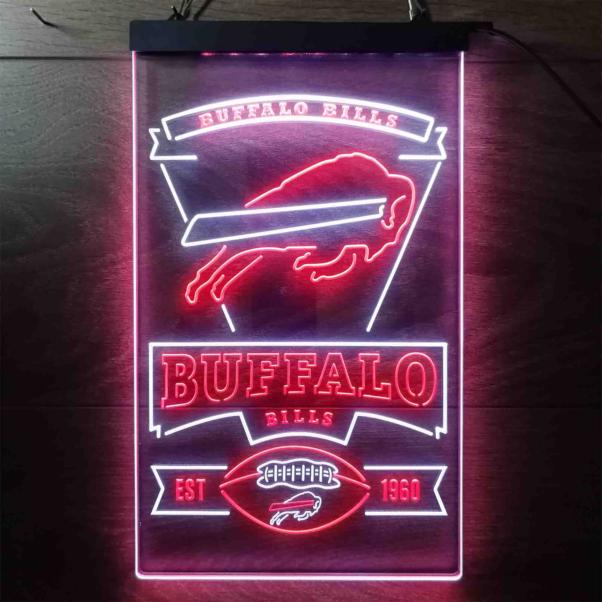 Buffalo Bills Est. 1960 LED Neon Sign