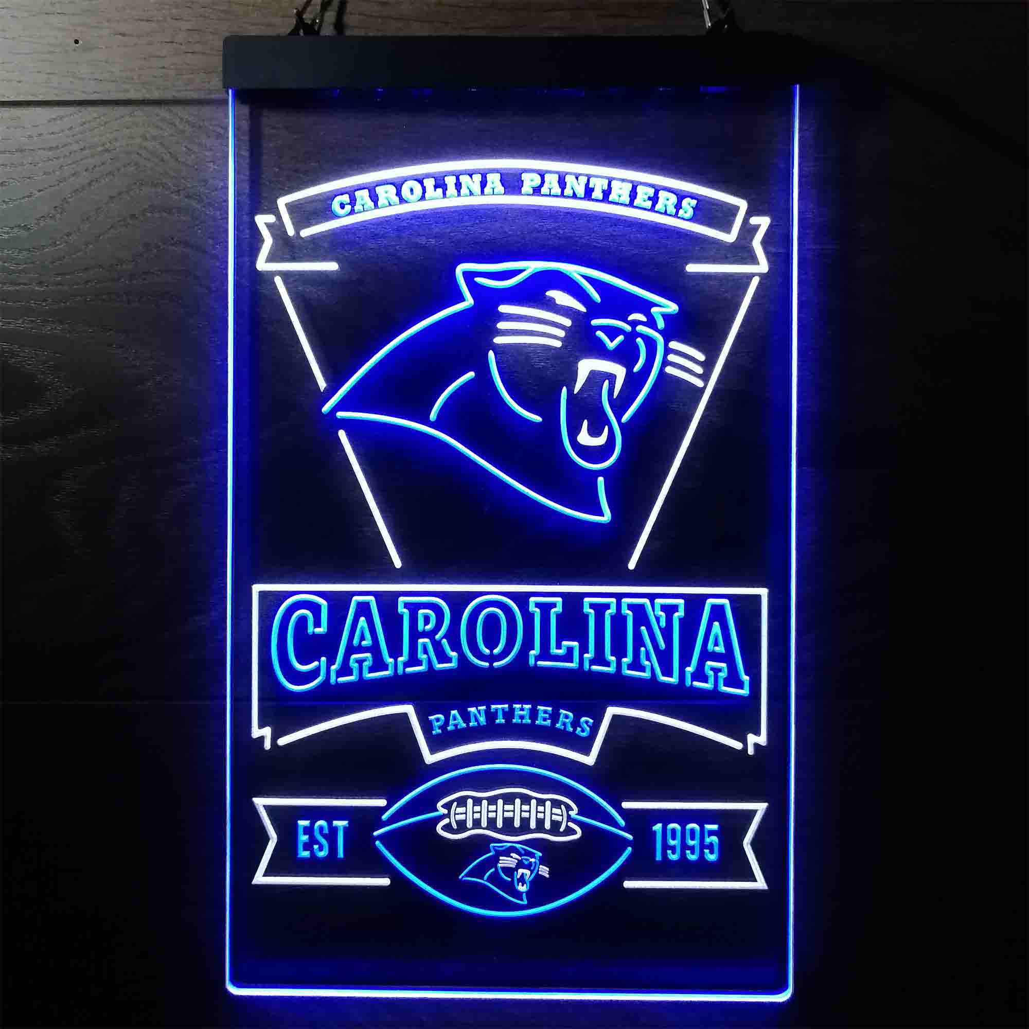 Carolina Panthers Est. 1995 LED Neon Sign