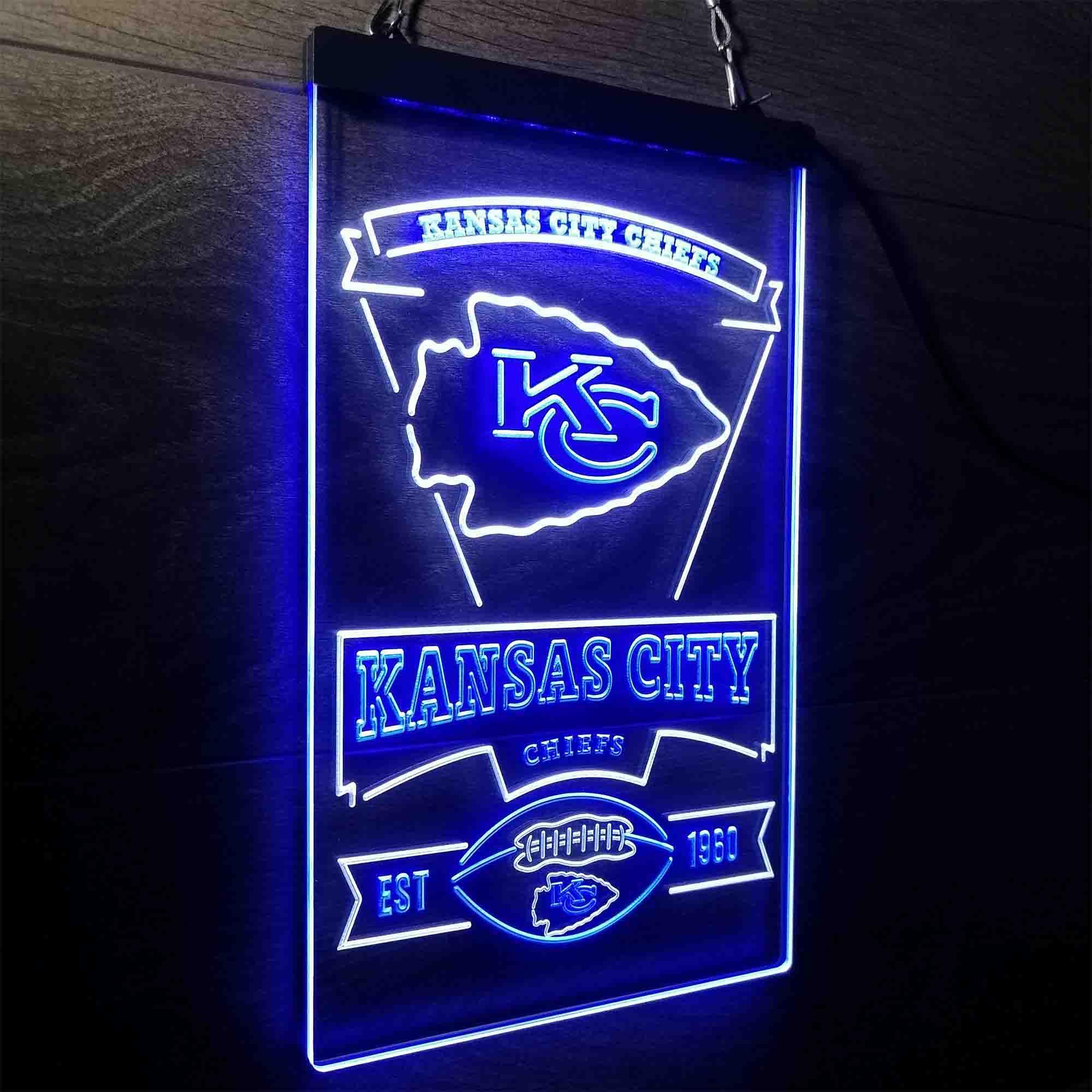 Kansass City League Club Chiefss Football LED Neon Sign