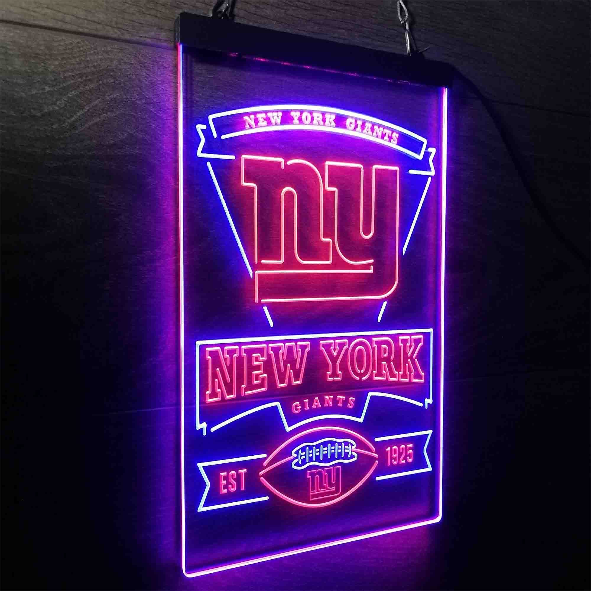 New York Giants Est. 1925 LED Neon Sign