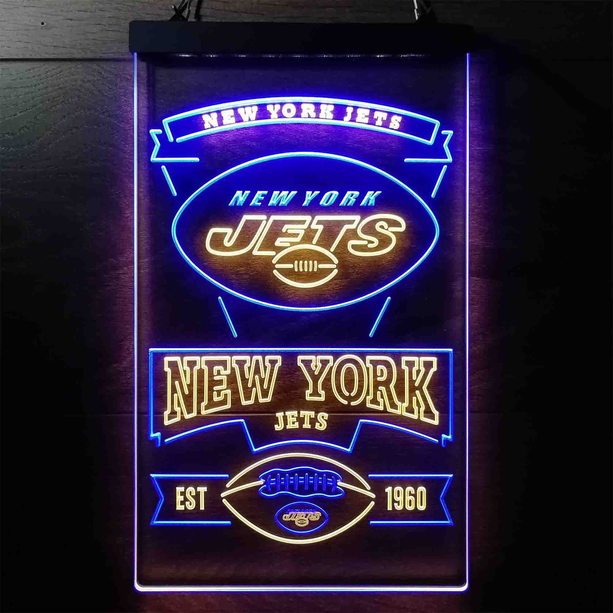 New York Jets Est. 1960 LED Neon Sign