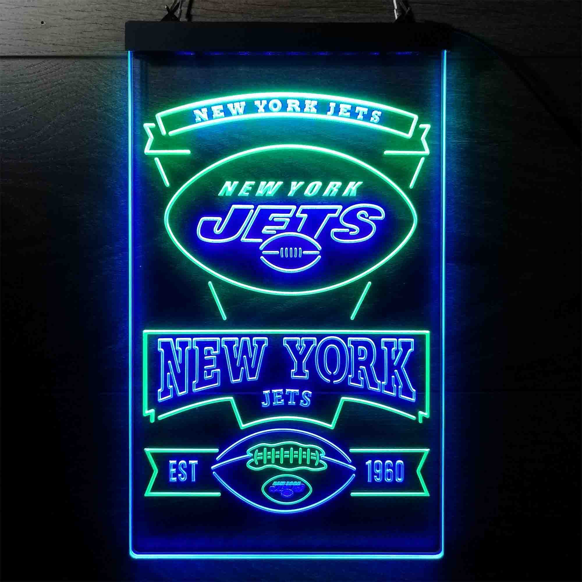 New York Jets Est. 1960 LED Neon Sign