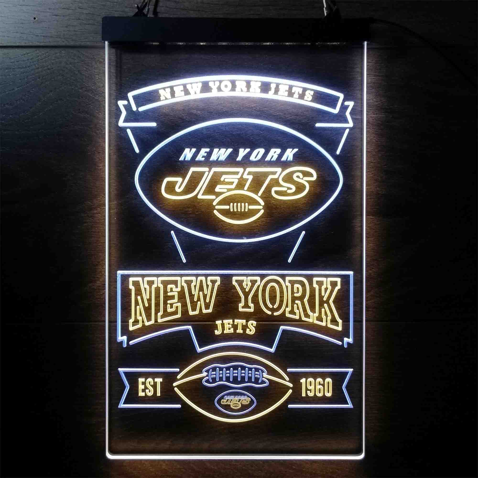 New York Jets Est. 1960 LED Neon Sign