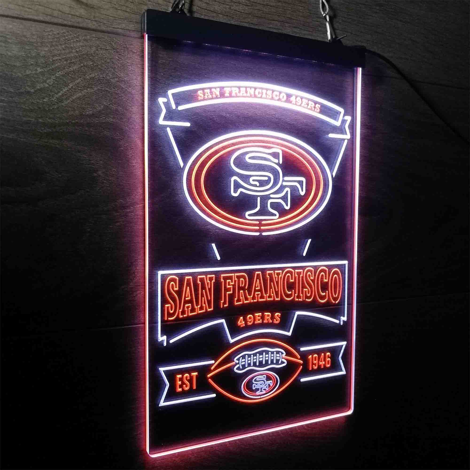 San Francisco 49ers Est. 1946 LED Neon Sign