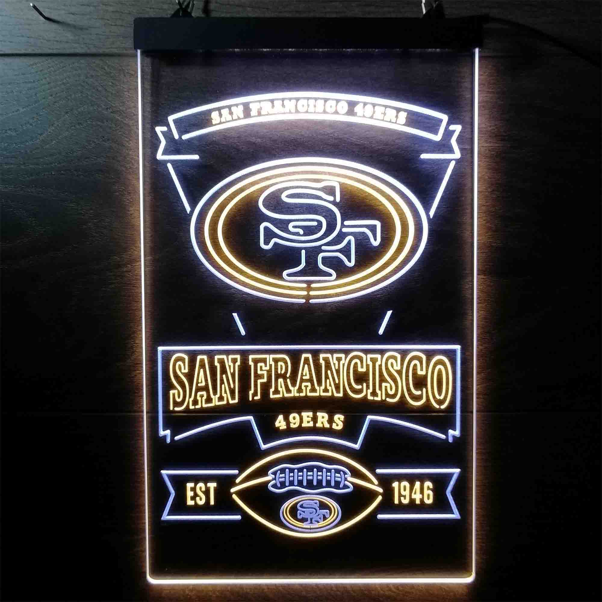 San Francisco 49ers Est. 1946 LED Neon Sign